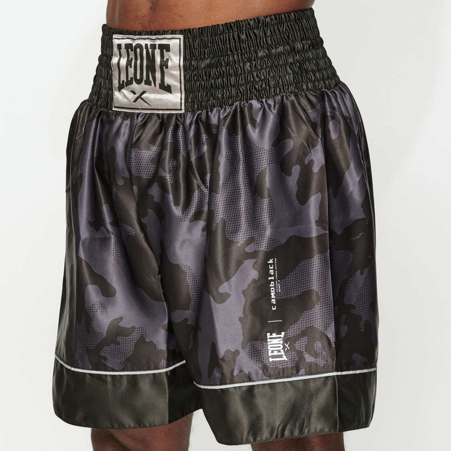 LEONE Boxhose, camoblack, schwarz-camo, S