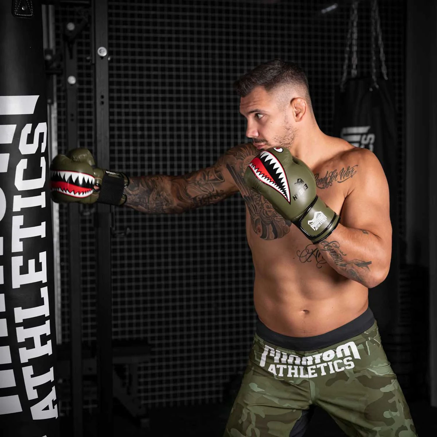 Phantom Athletics MMA Fight Shorts, Flex, Woodland, M