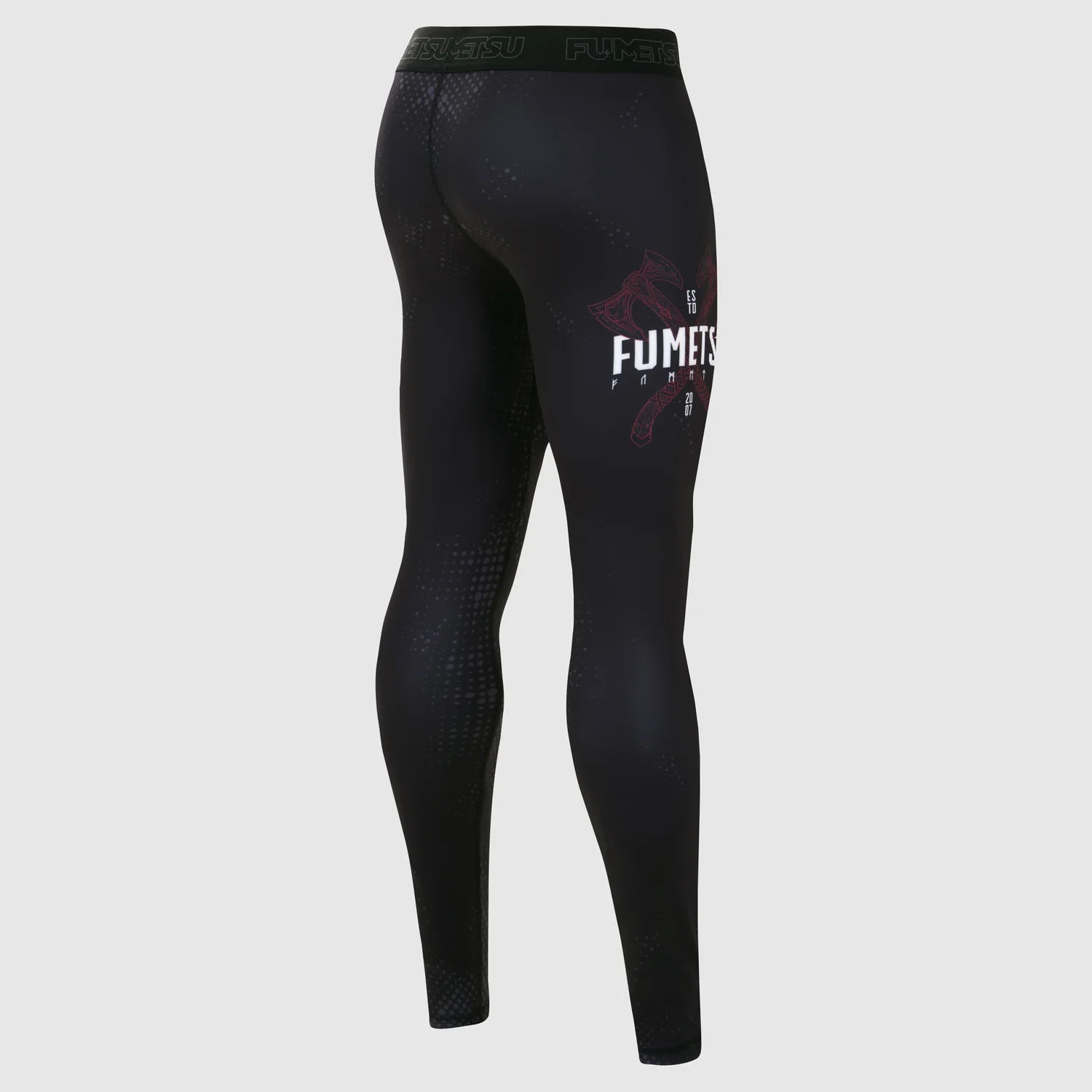 Fumetsu Compression Pants, Berserker, black-red, S