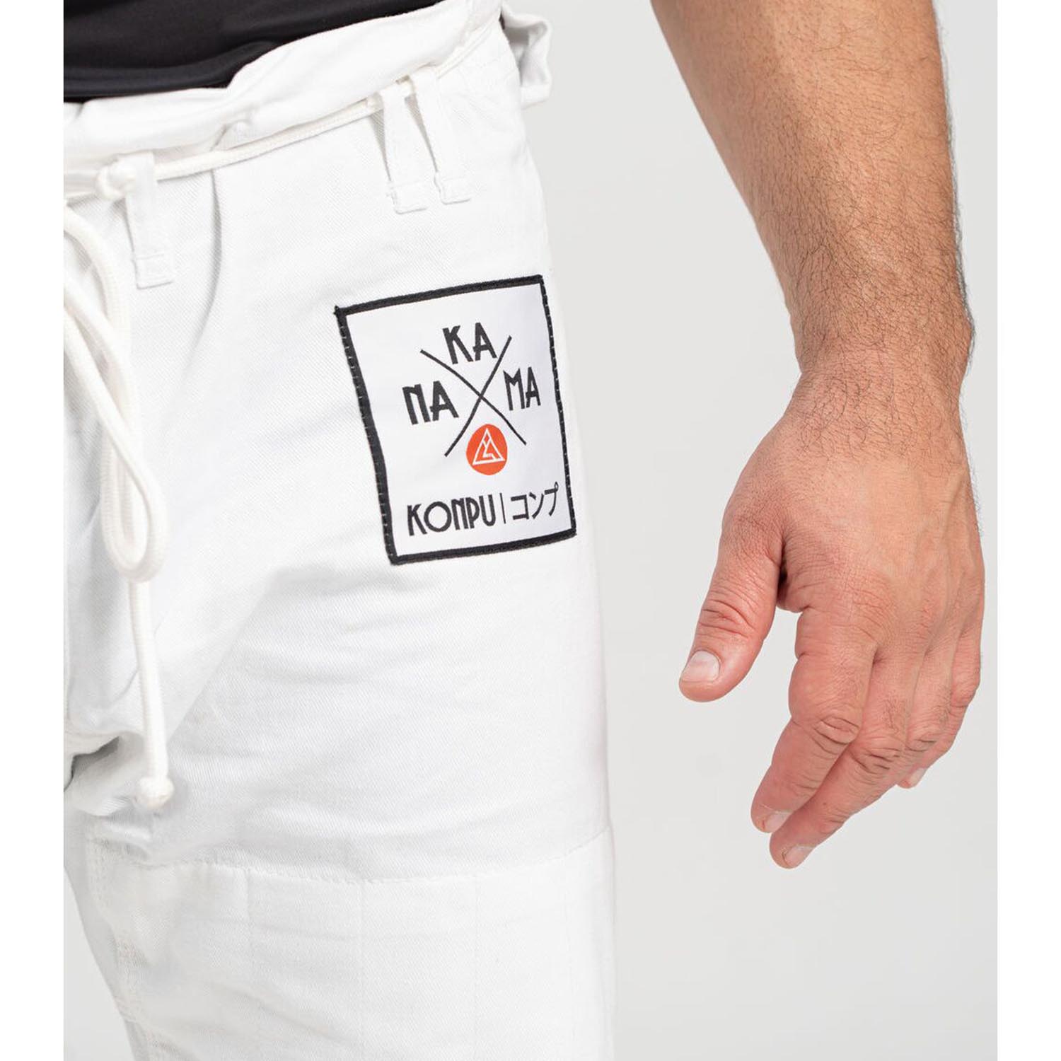 Nakama BJJ GI, Konpu, weiß, A4