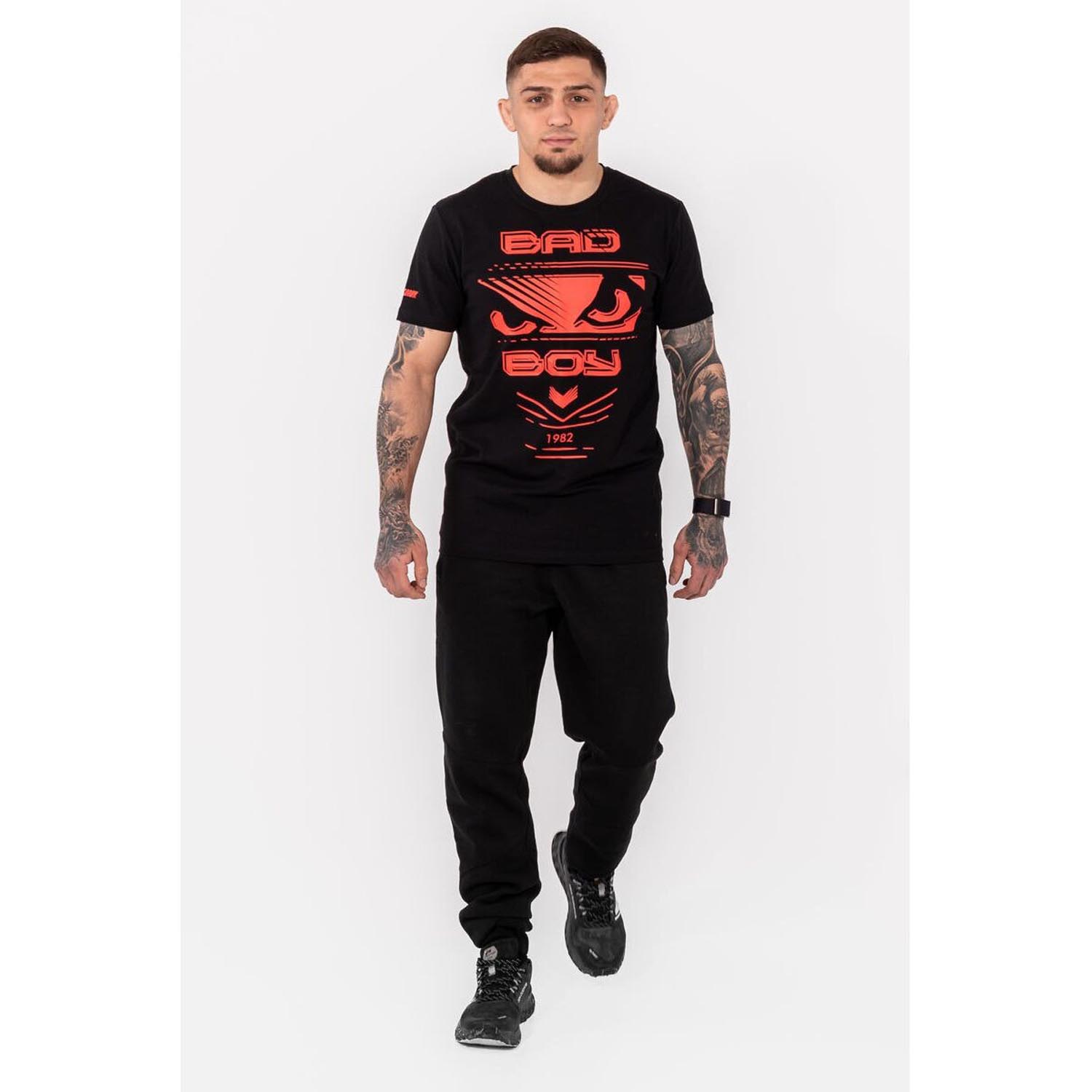 Bad Boy T-Shirt, Fight, black-red, XXL