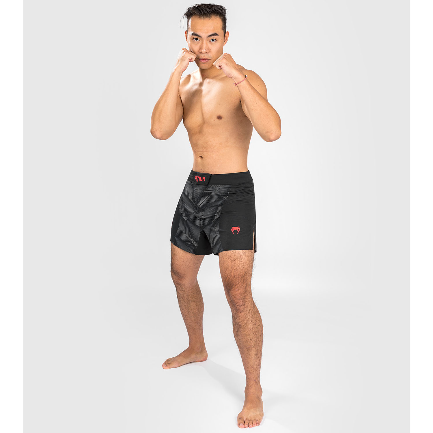 VENUM MMA Fight Shorts, Phantom, black-red, XXL