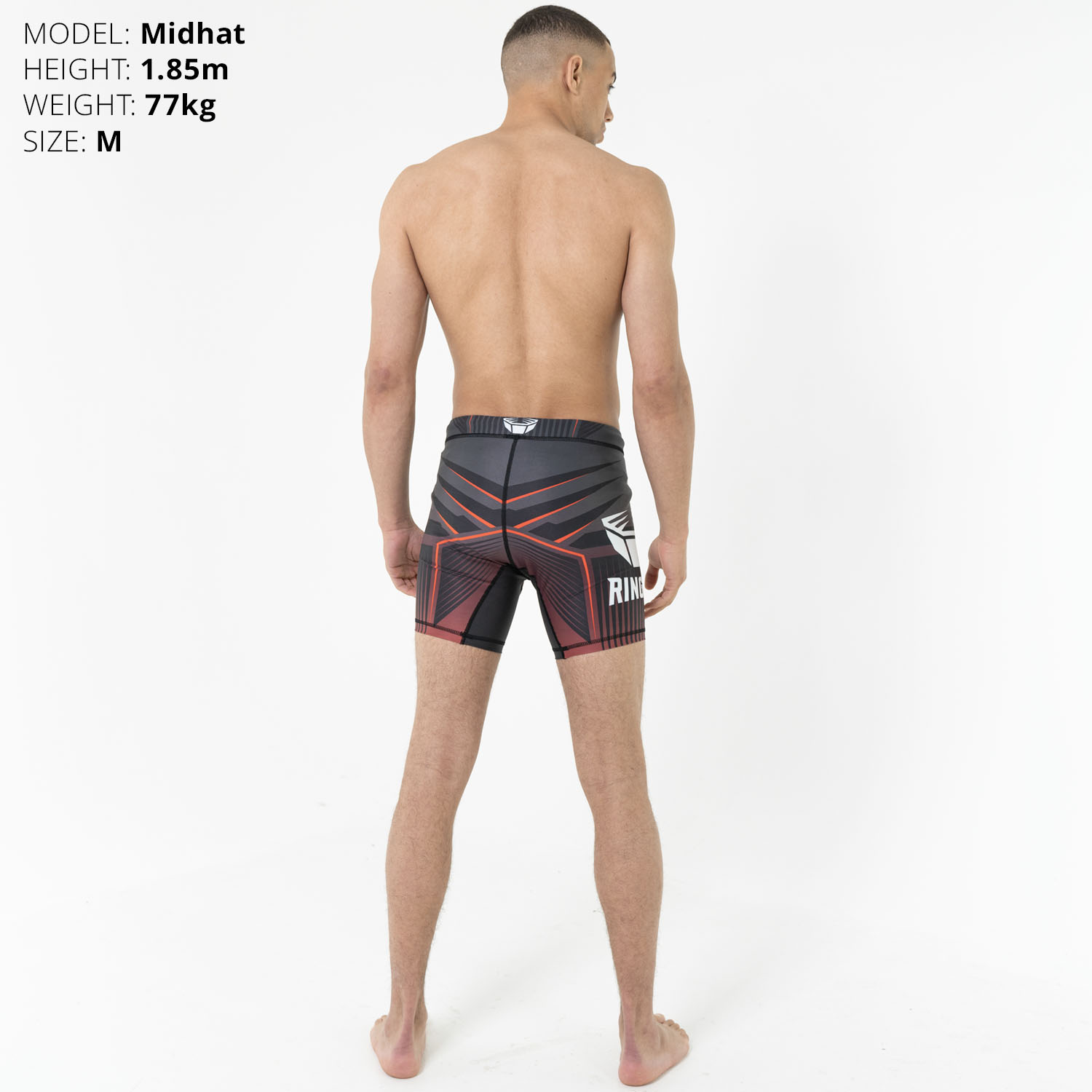 RINGLIFE Compression Shorts - Octaring schwarz-rot S