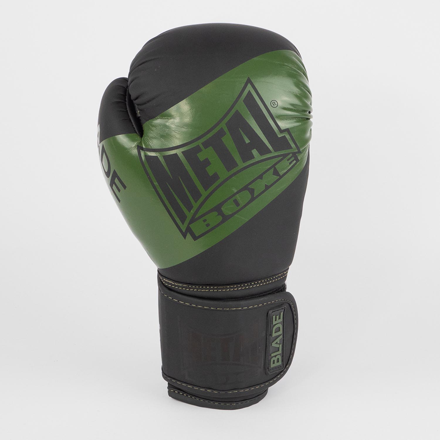Metal Boxe Boxing Gloves, Blade, black-khaki, 16 Oz