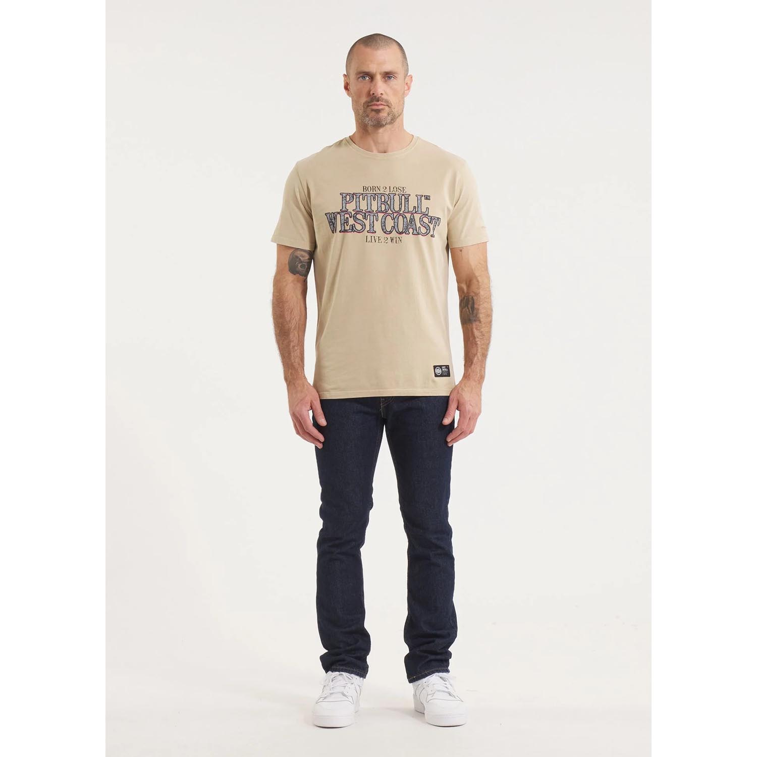 Pit Bull West Coast T-Shirt, Ace Of Spades 2, sand, XXXL