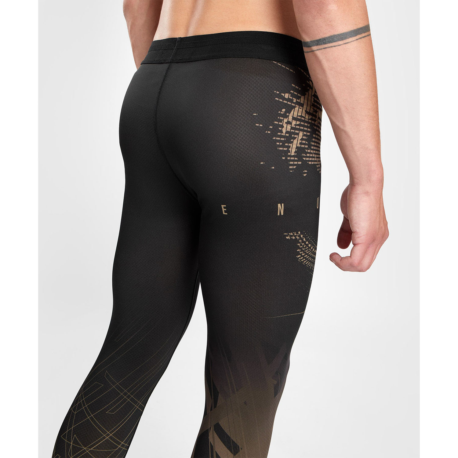 VENUM Compression Pants, Gorilla Jungle, black-sand, S