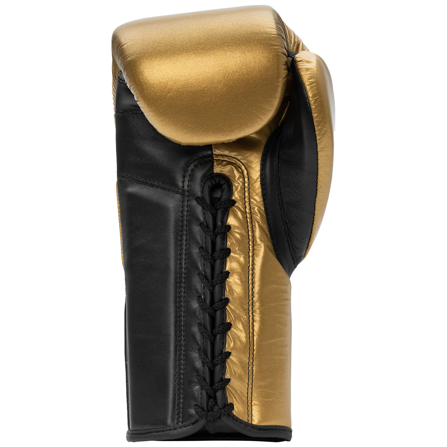BENLEE Wettkampf Boxhandschuhe, Typhoon, gold-schwarz, 10 Oz