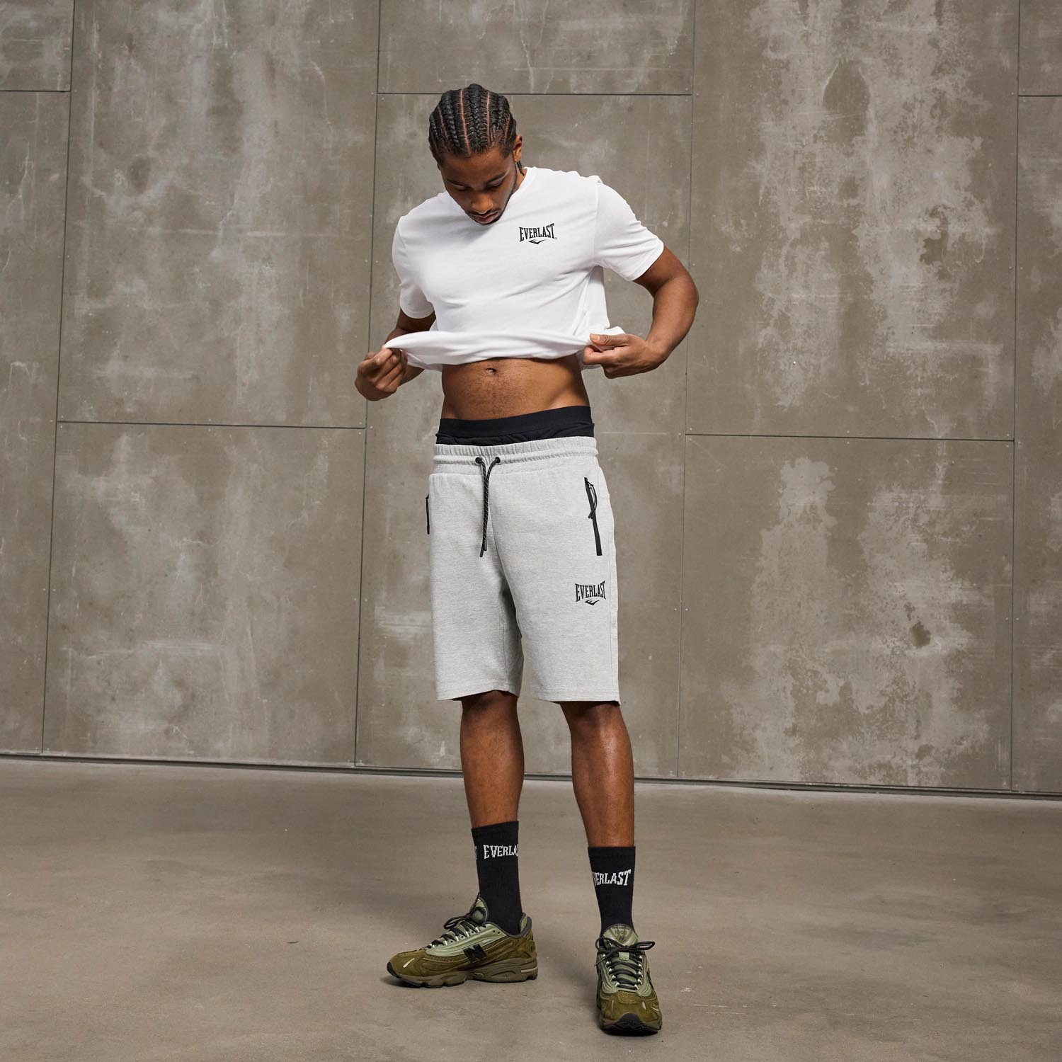 Everlast Shorts, Hyperbeast, grey, XXL