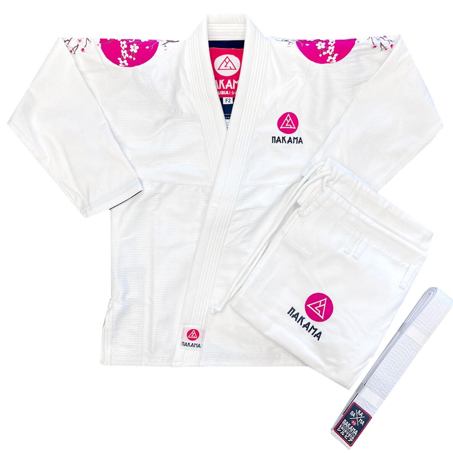 Nakama BJJ GI, Damen, Shirubia, weiß, F4