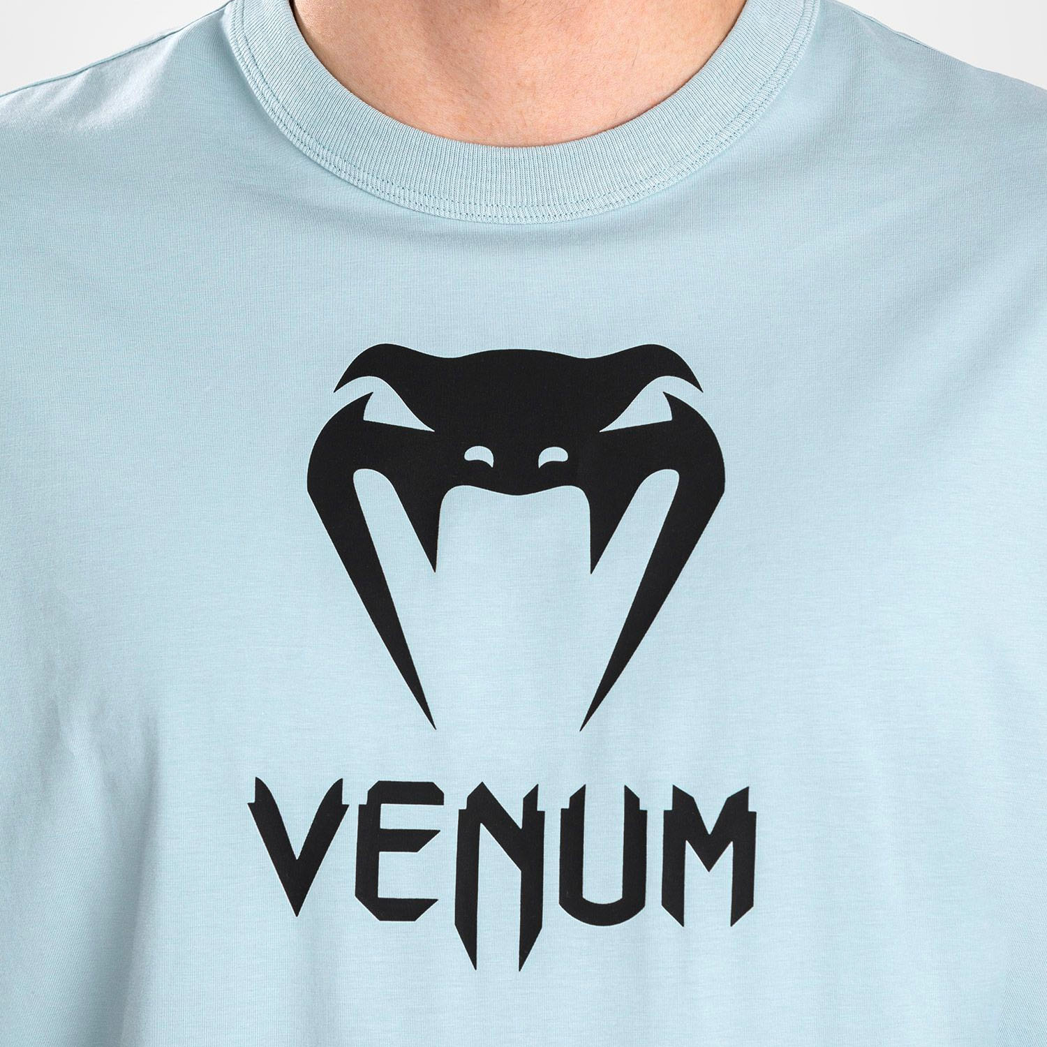 VENUM T-Shirt, Classic, light blue-black, XXL