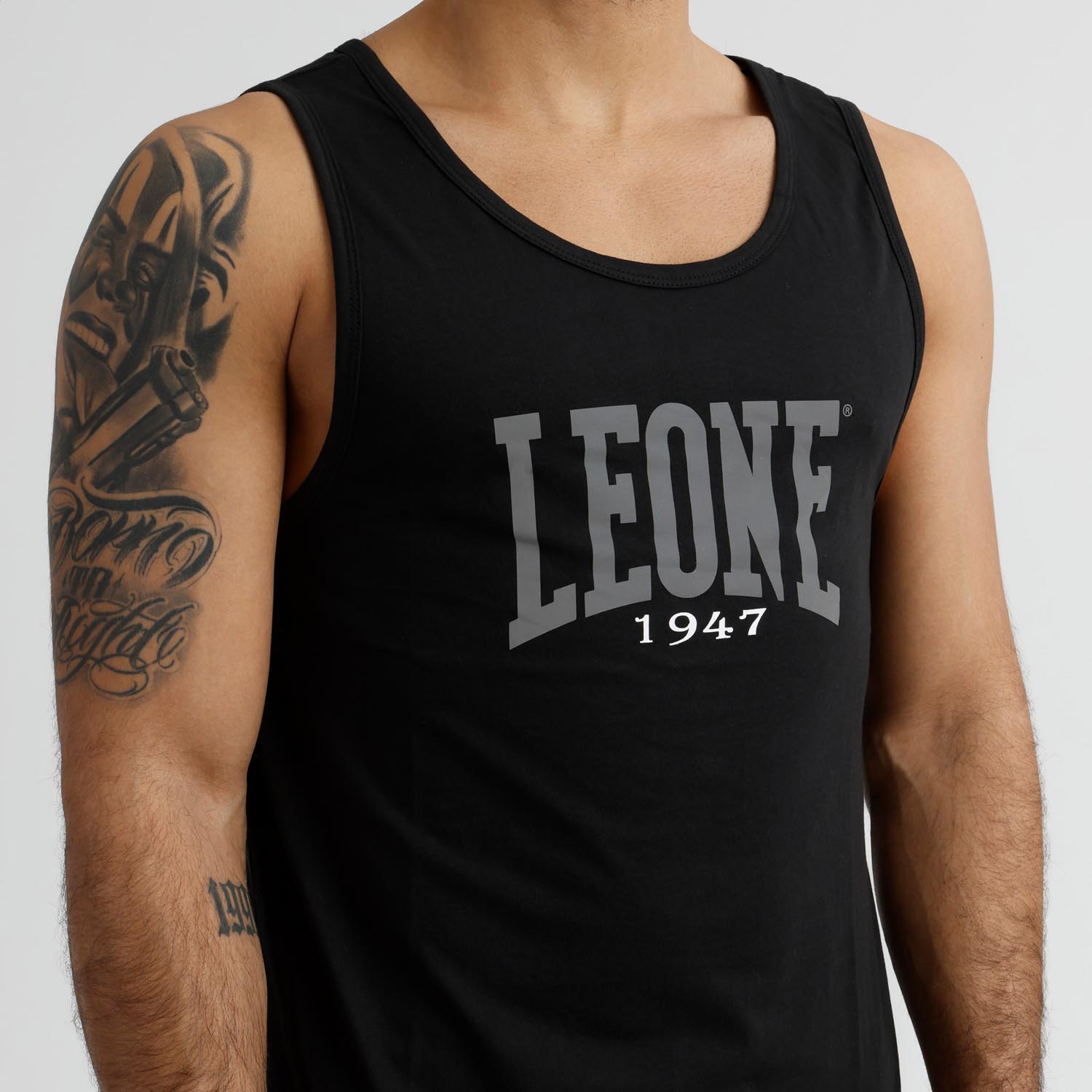 LEONE Tank Top, Boxing, black-grey, S