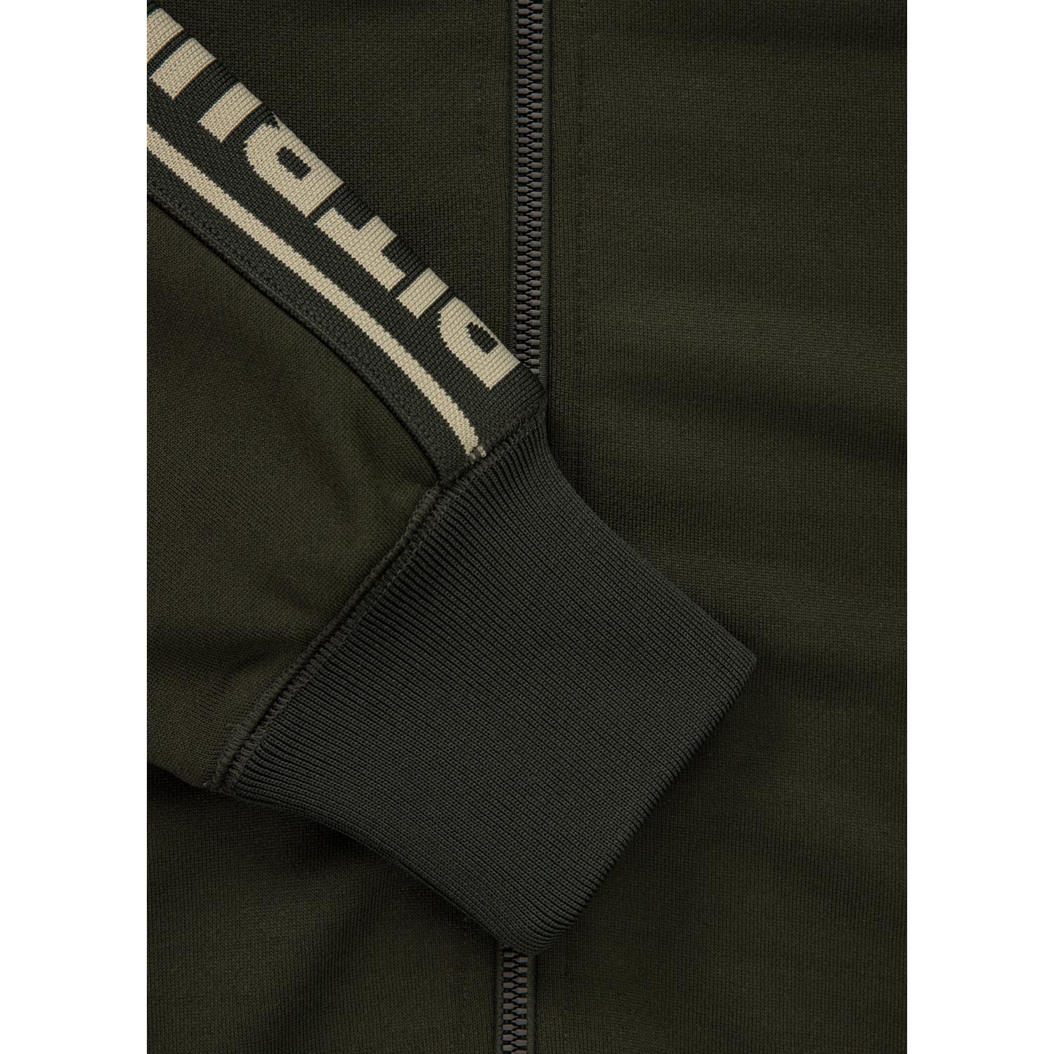 Pit Bull West Coast Trainingsjacke, Tape Logo, olive, XXL