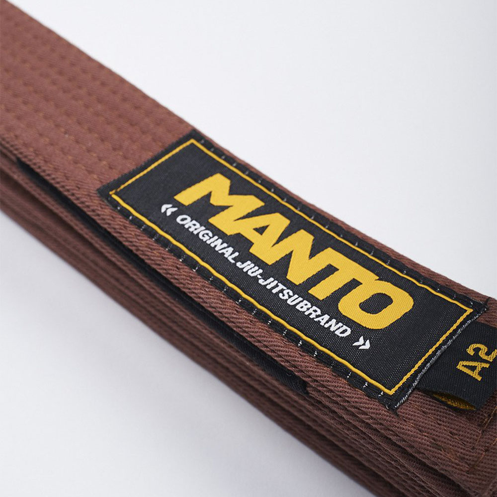 MANTO BJJ Belt, Original, brown, A4