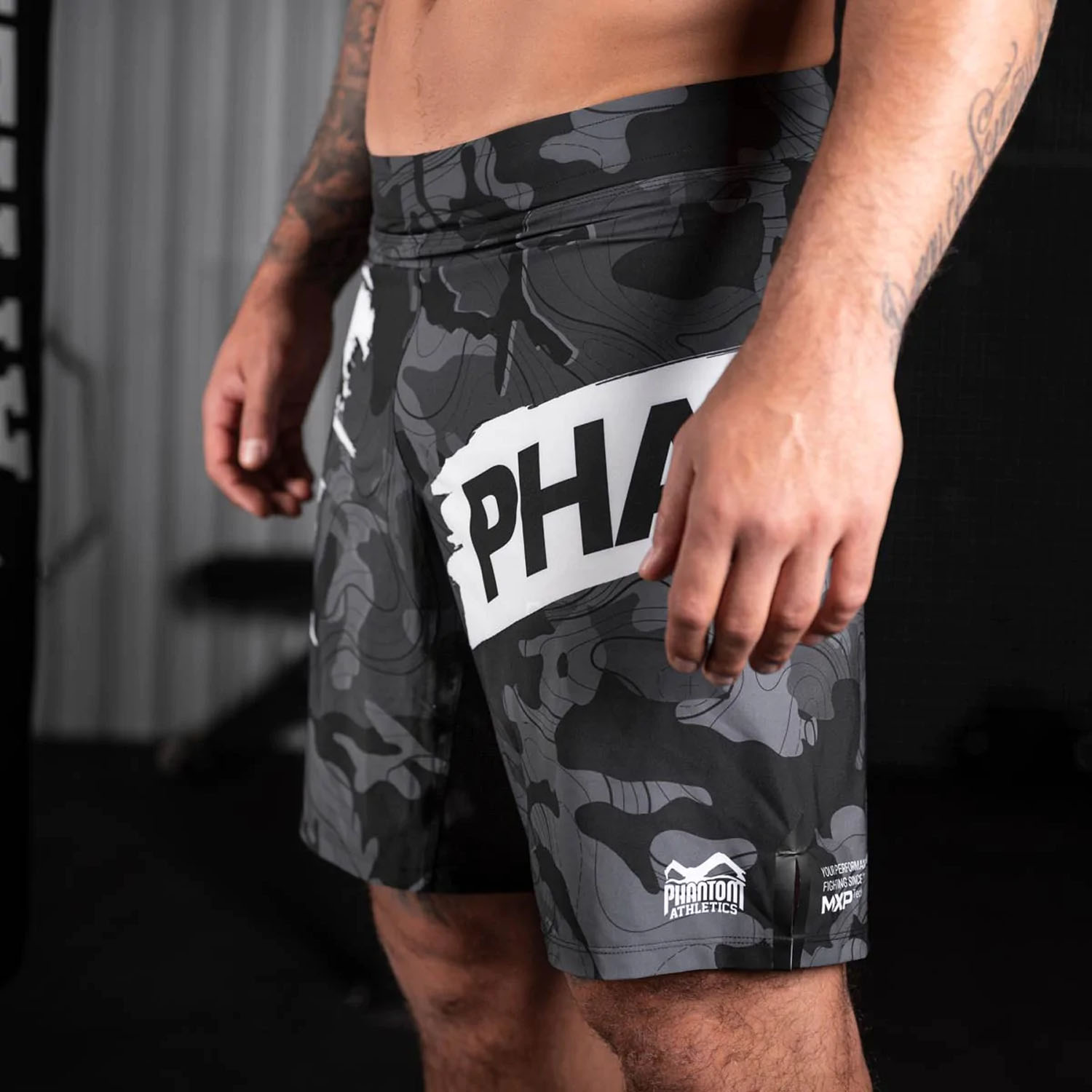 Phantom Athletics MMA Fight Shorts, Flex, Urban, XXL