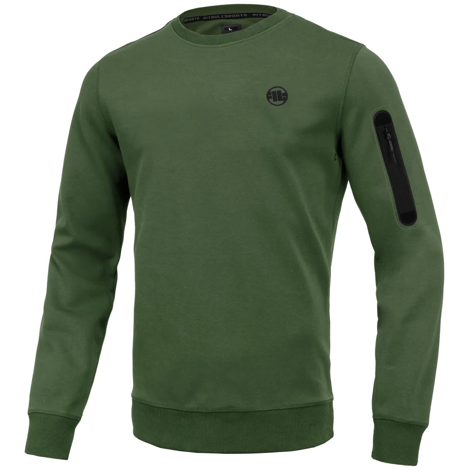 Pit Bull West Coast Crewneck, Seahill, olive, XXXL