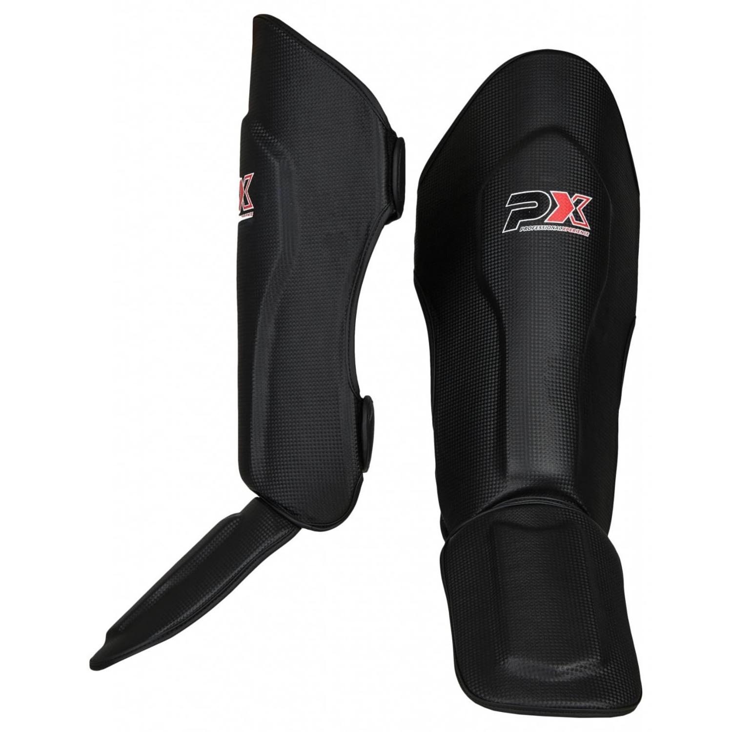 PX Shin Guard, Fight Pro, black, XL
