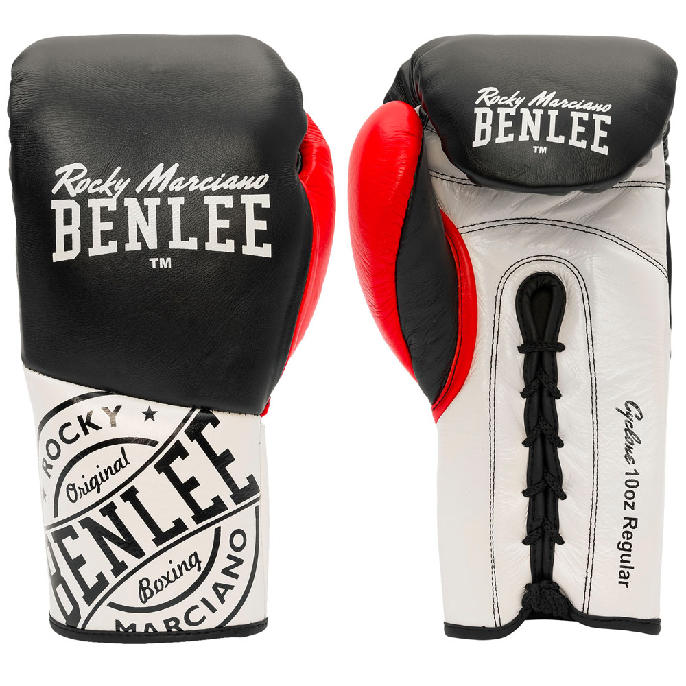 BENLEE Boxing Gloves, Cyclone, black-red-white