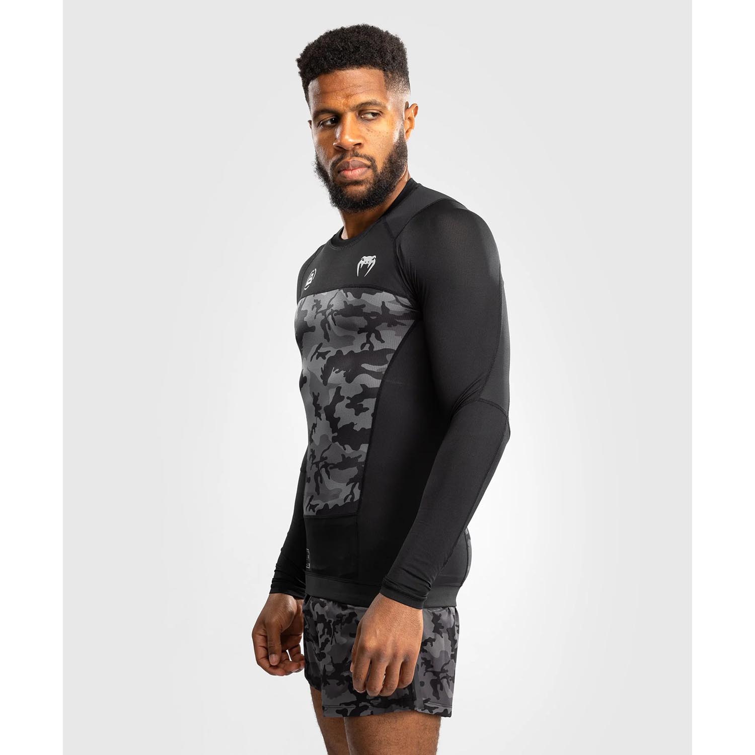 VENUM Rashguards, L/S, Polaris, black-grey, XXL