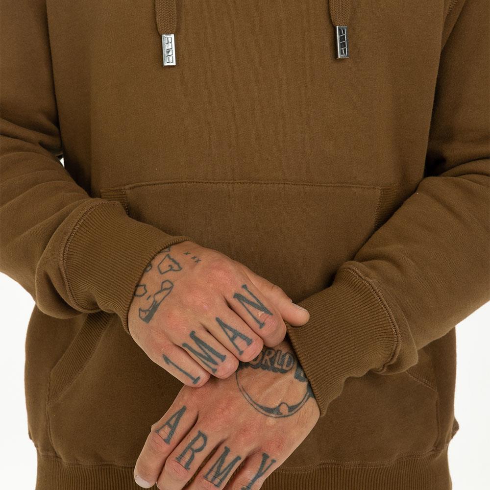 Pit Bull West Coast Hoody, Small Logo 21, brown, M