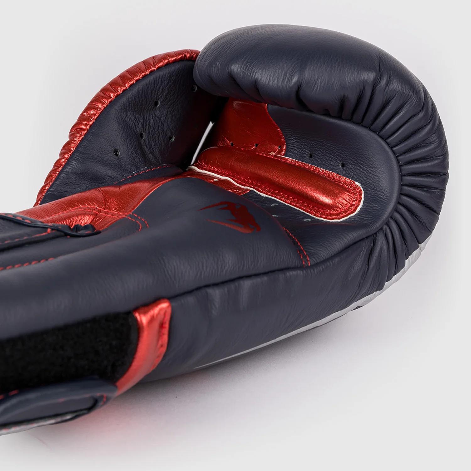 VENUM Boxing Gloves, Giant 3.0, Nappa Leather, navy-red, 16 Oz