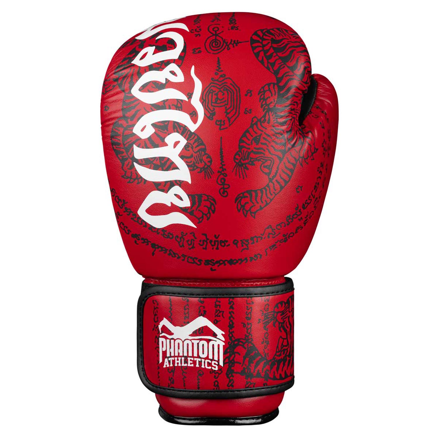 Phantom Athletics Boxing Gloves, Muay Thai, red, 16 Oz