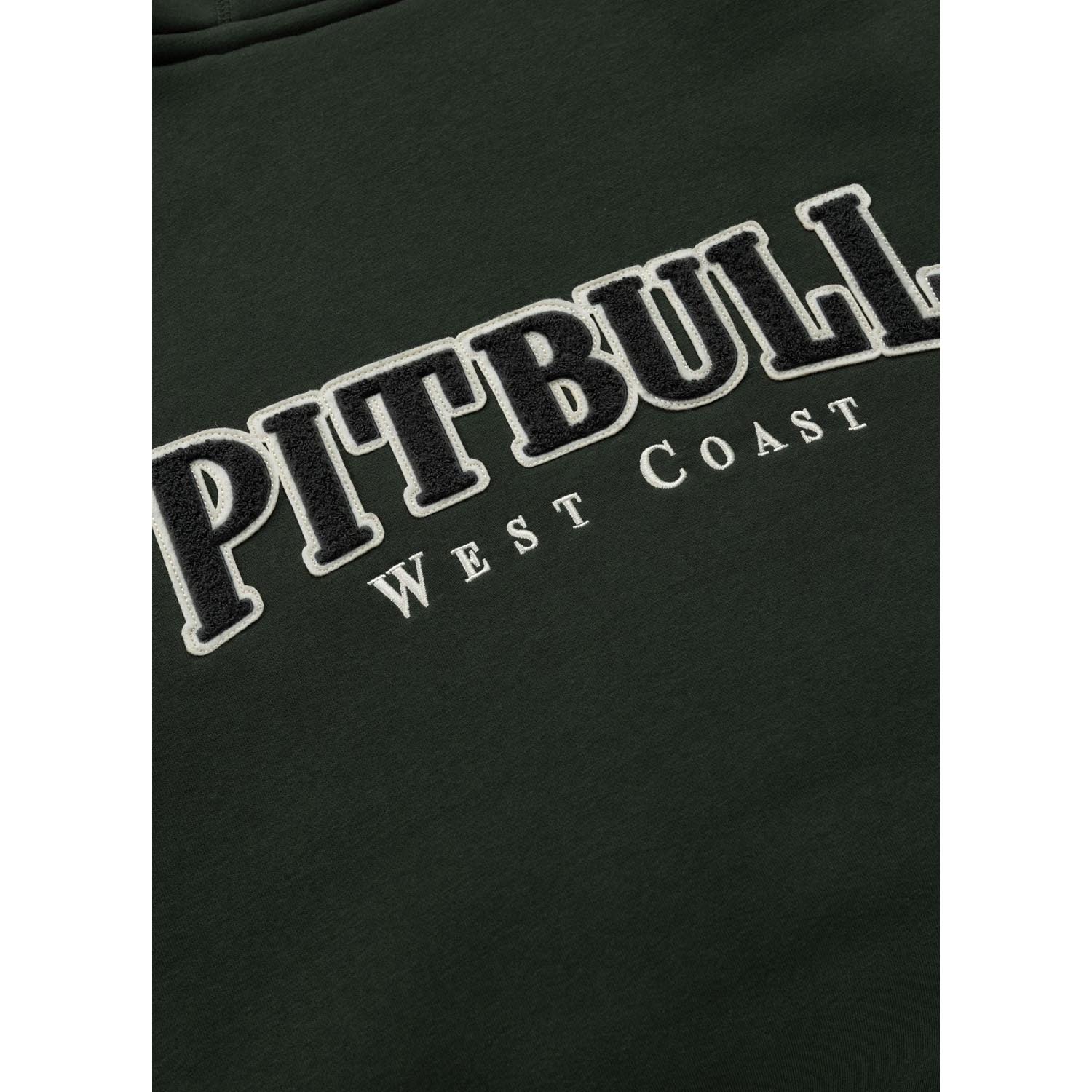 Pit Bull West Coast Zip Hoody, Ruffin Detroit, green, M