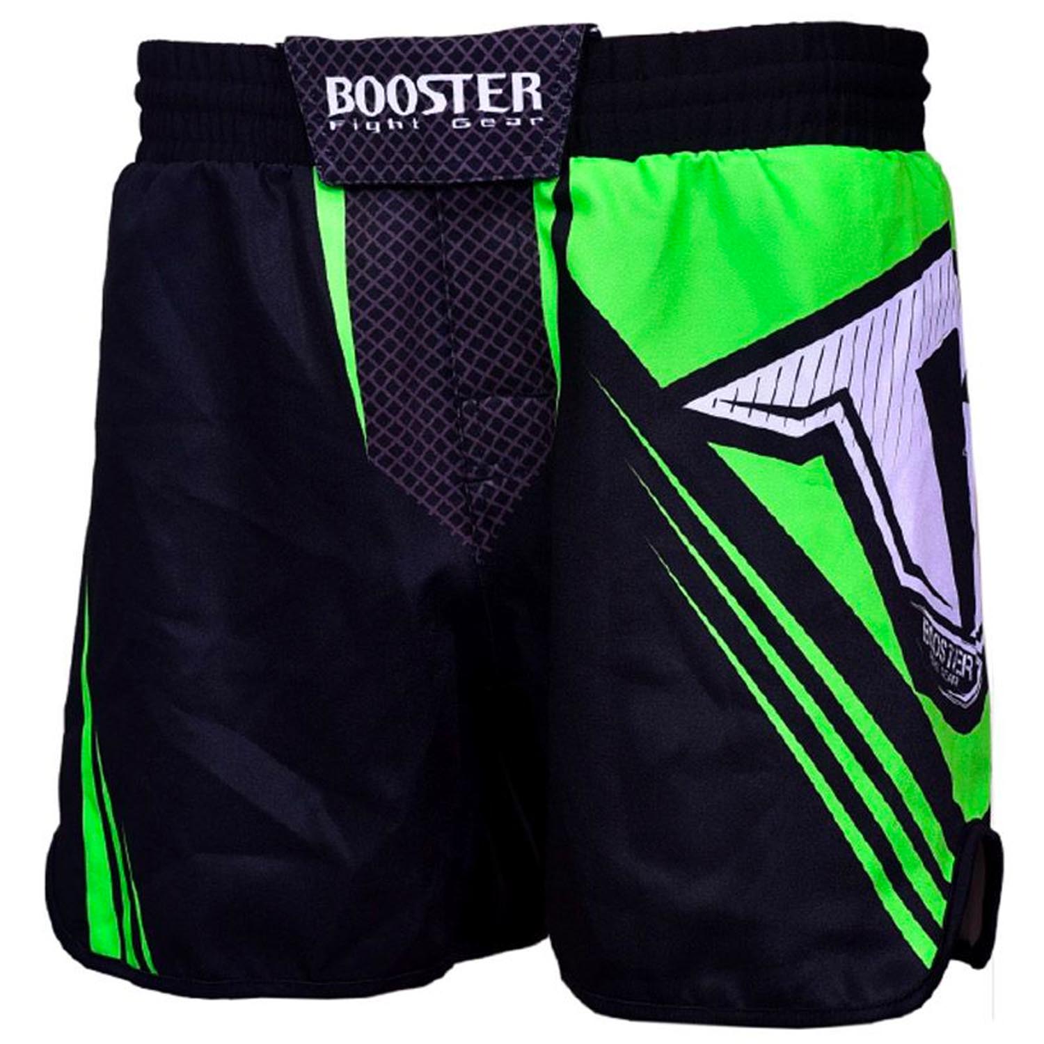 Booster MMA Fight Shorts, Xplosion 3, black-green, S