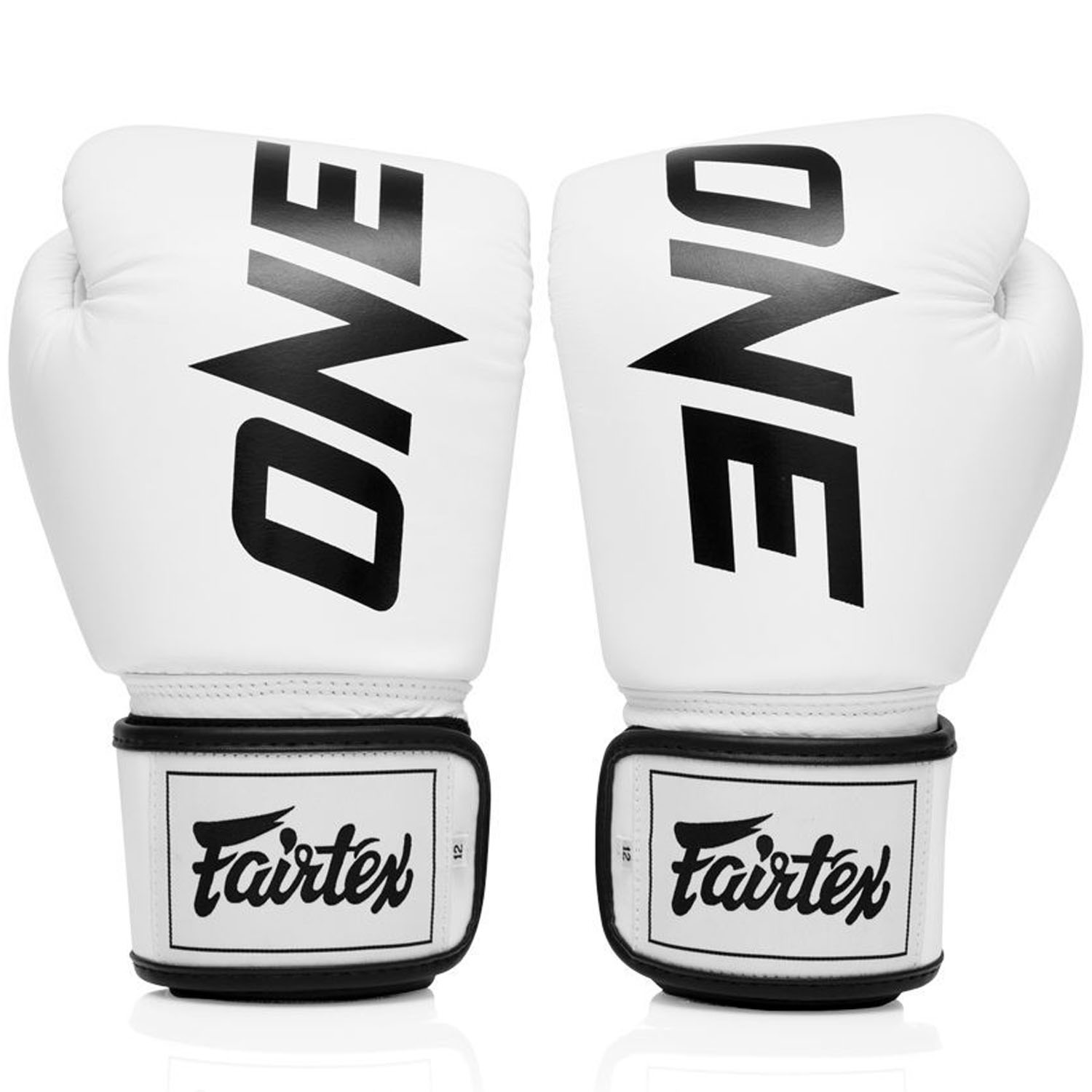 Fairtex Boxing Gloves, BGV1 ONE, white, 12 Oz