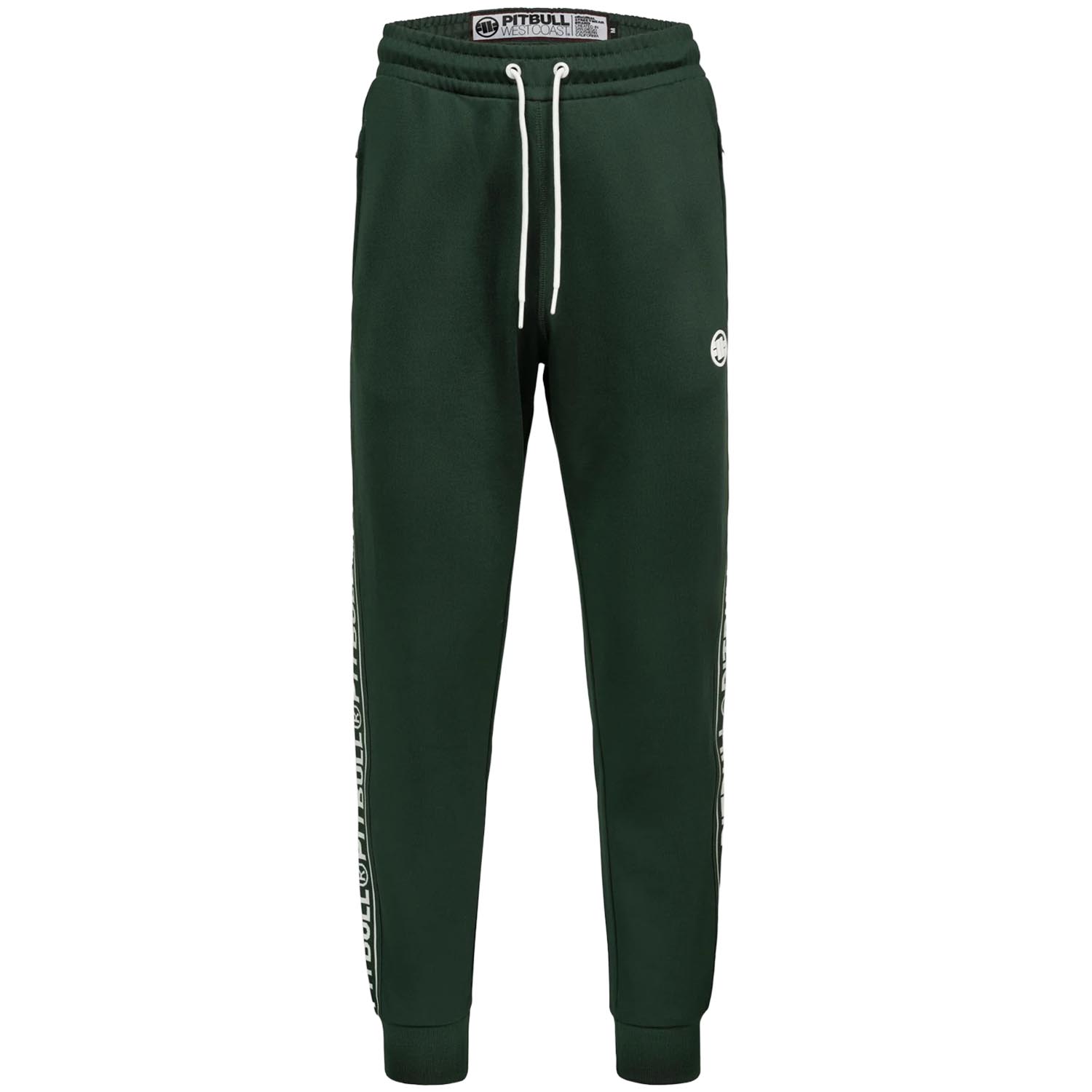 Pit Bull West Coast Trackpants, Tape Logo, green, XXXL