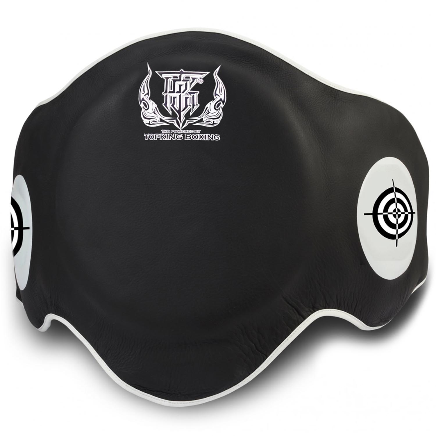 TOP KING BOXING Belt, Ultimate UV, black-white, L