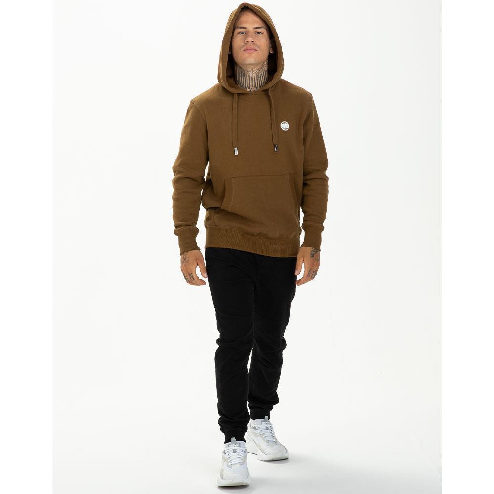 Pit Bull West Coast Hoody, Small Logo 21, braun, L