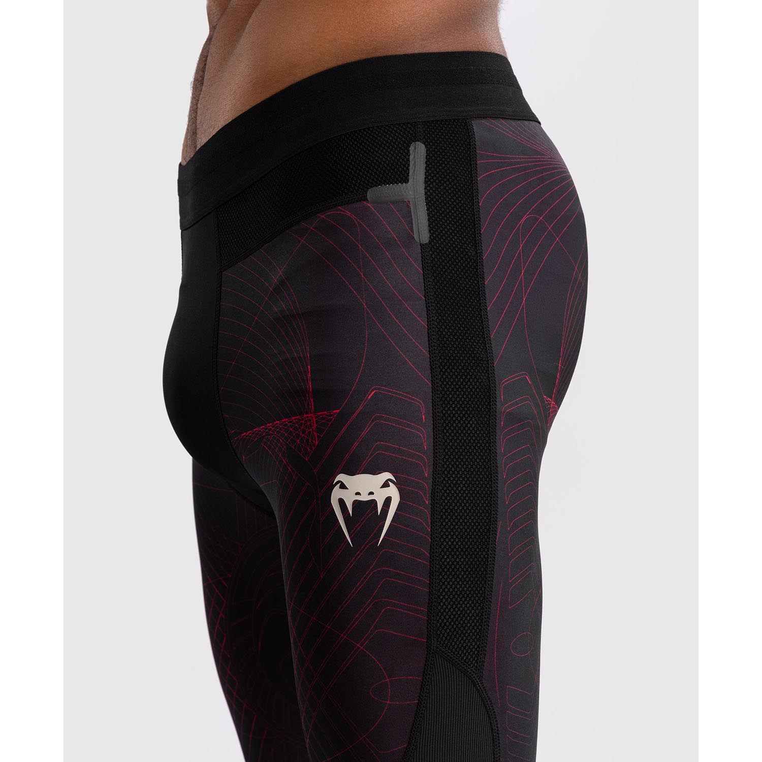 VENUM Compression Pants, G-Fit Air, black-red, XL
