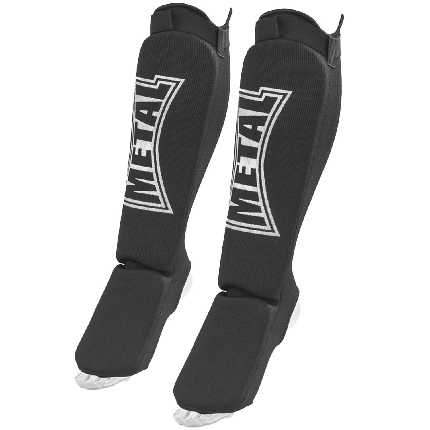 Metal Boxe Shin Guard, Cotton, black