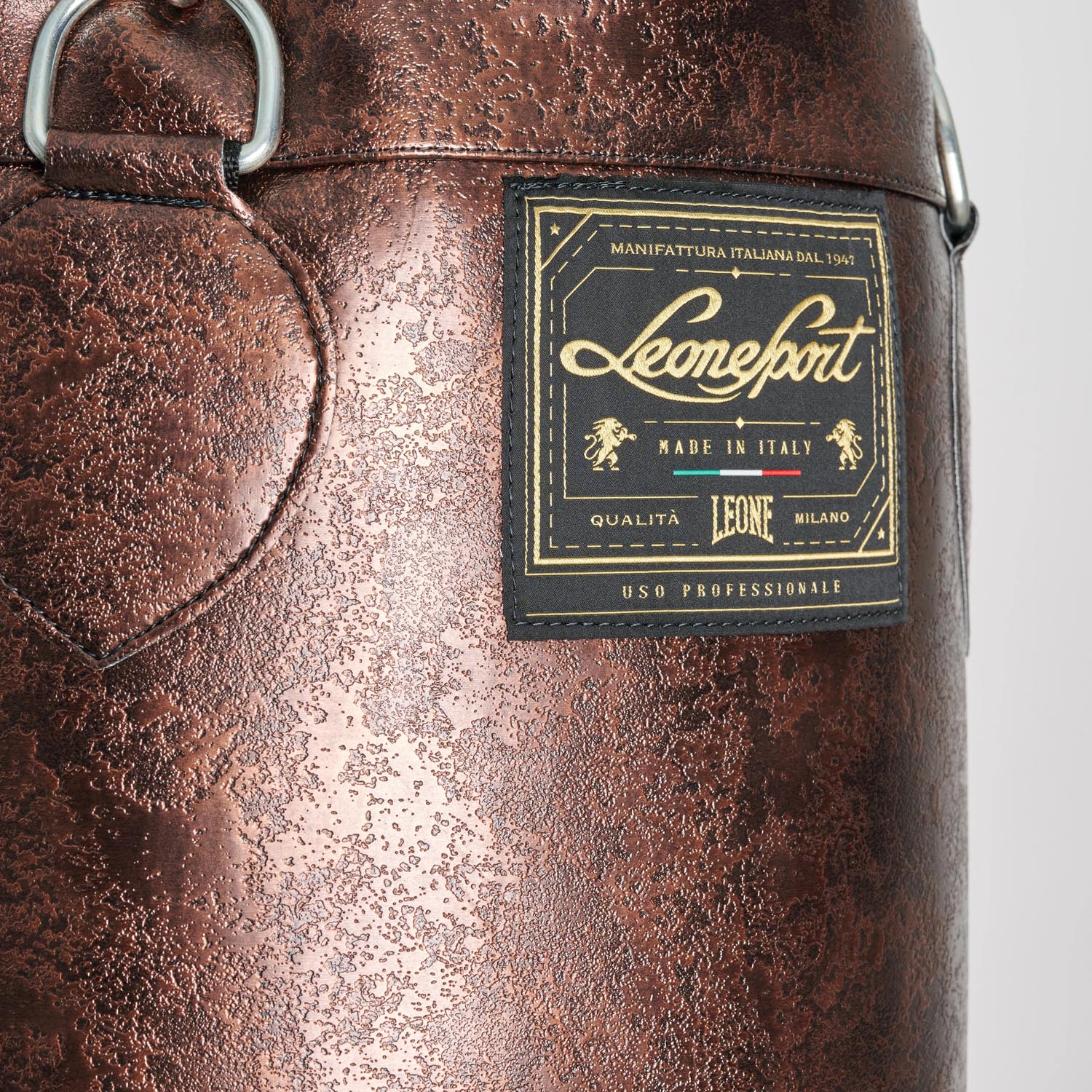 LEONE Boxing Bag, Apollo Vintage, AT823 bronze, 30k g, 100 cm
