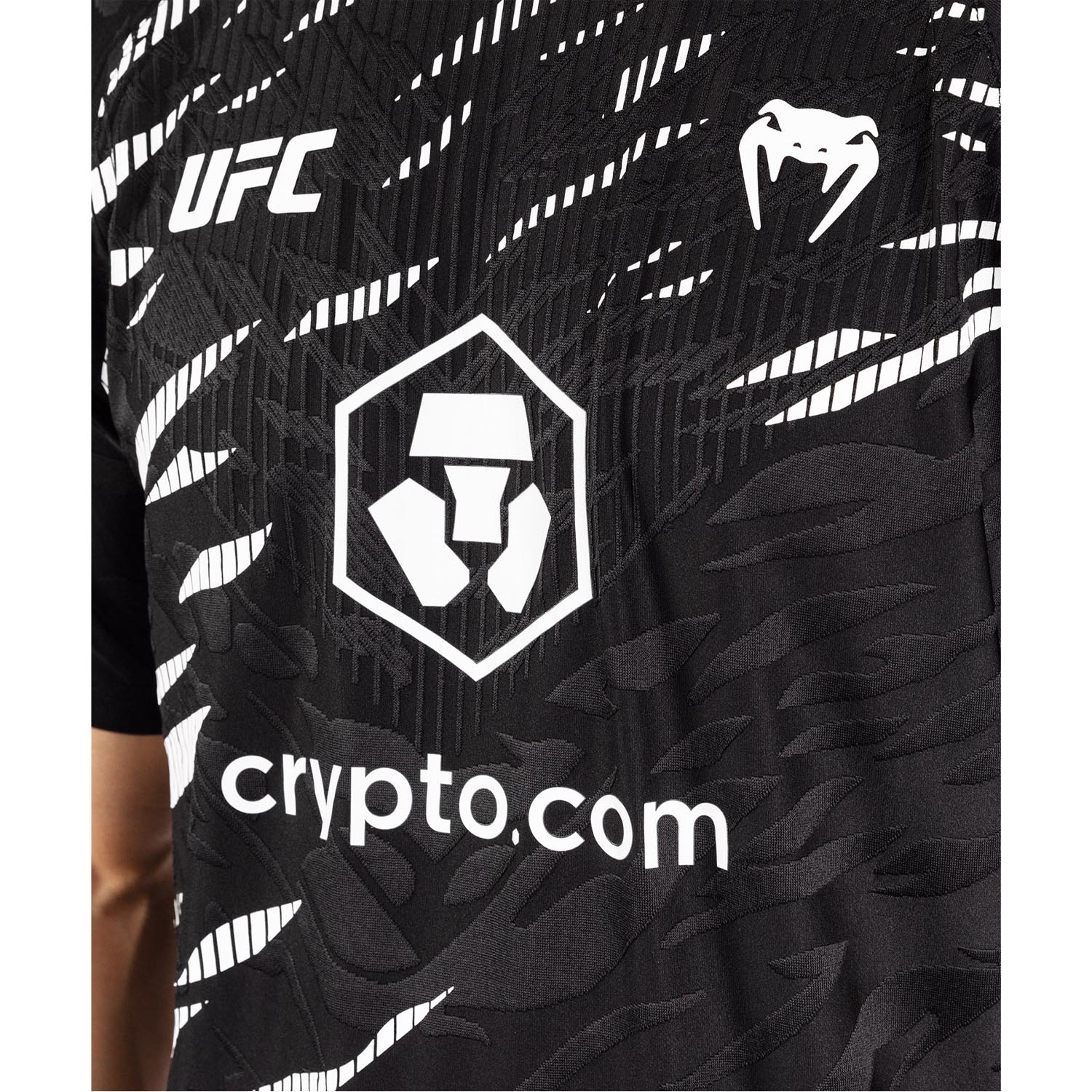 VENUM Dry Tech T-Shirt, UFC Fusion Authentic Fight Night, schwarz-weiß, XL