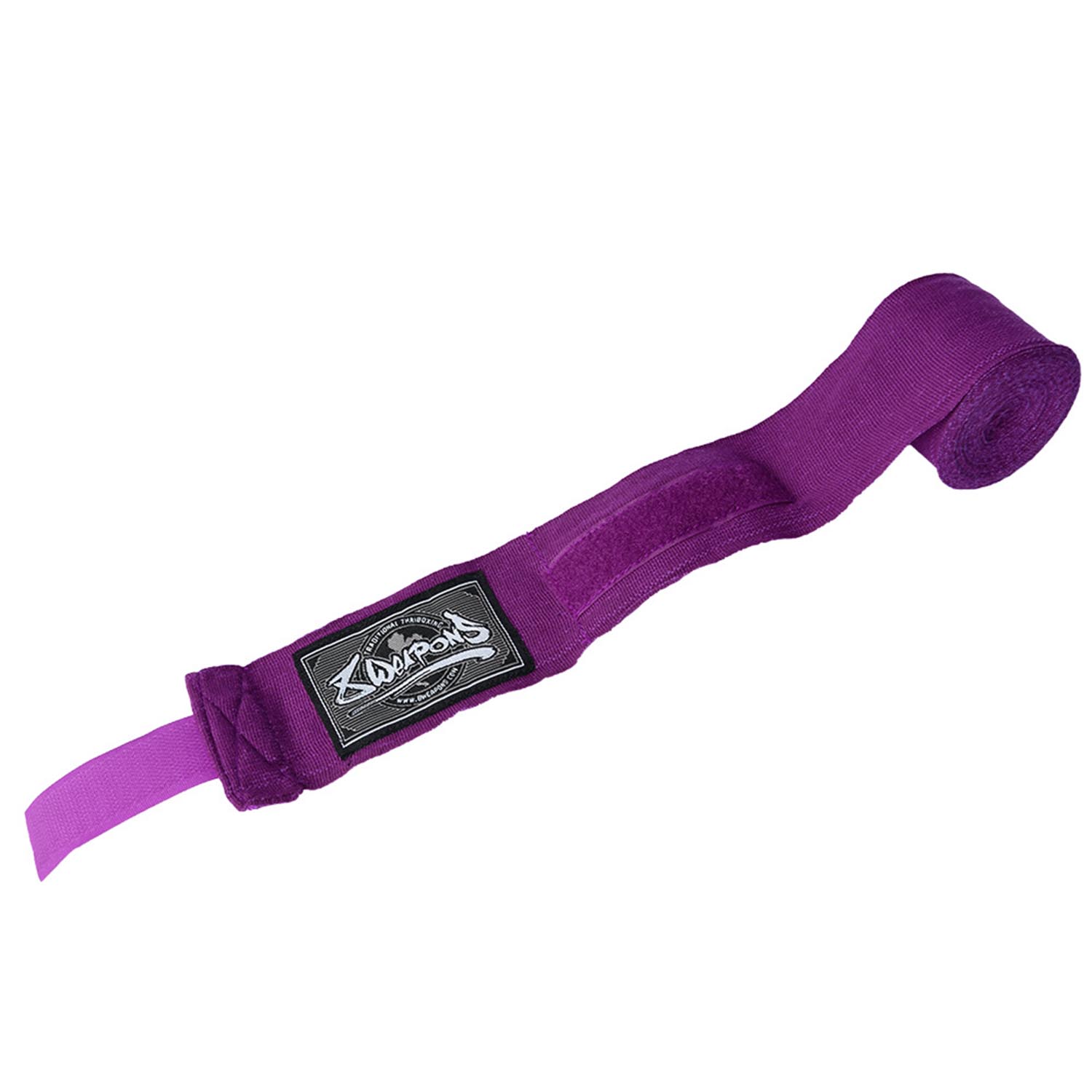 8 WEAPONS Hand Wraps, semi-elastic, 5 m, purple