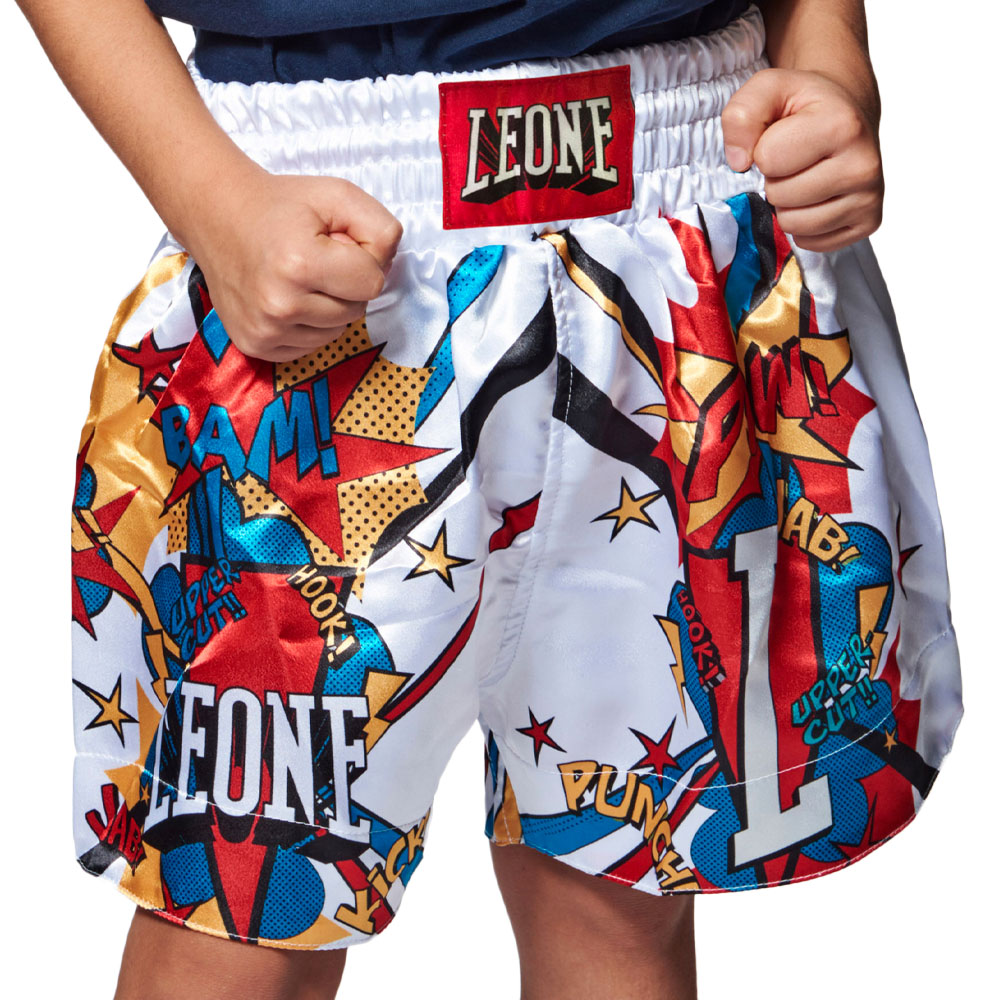 LEONE Muay Thai Shorts, Kinder, Hero, XL