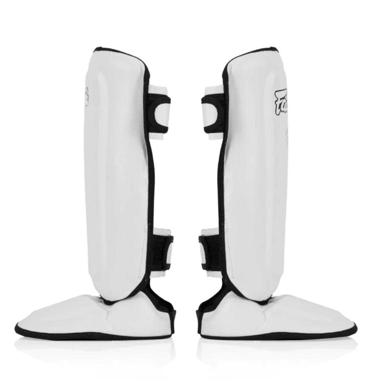 Fairtex Shin Guard, Kids SPK9, white, 10-12 J