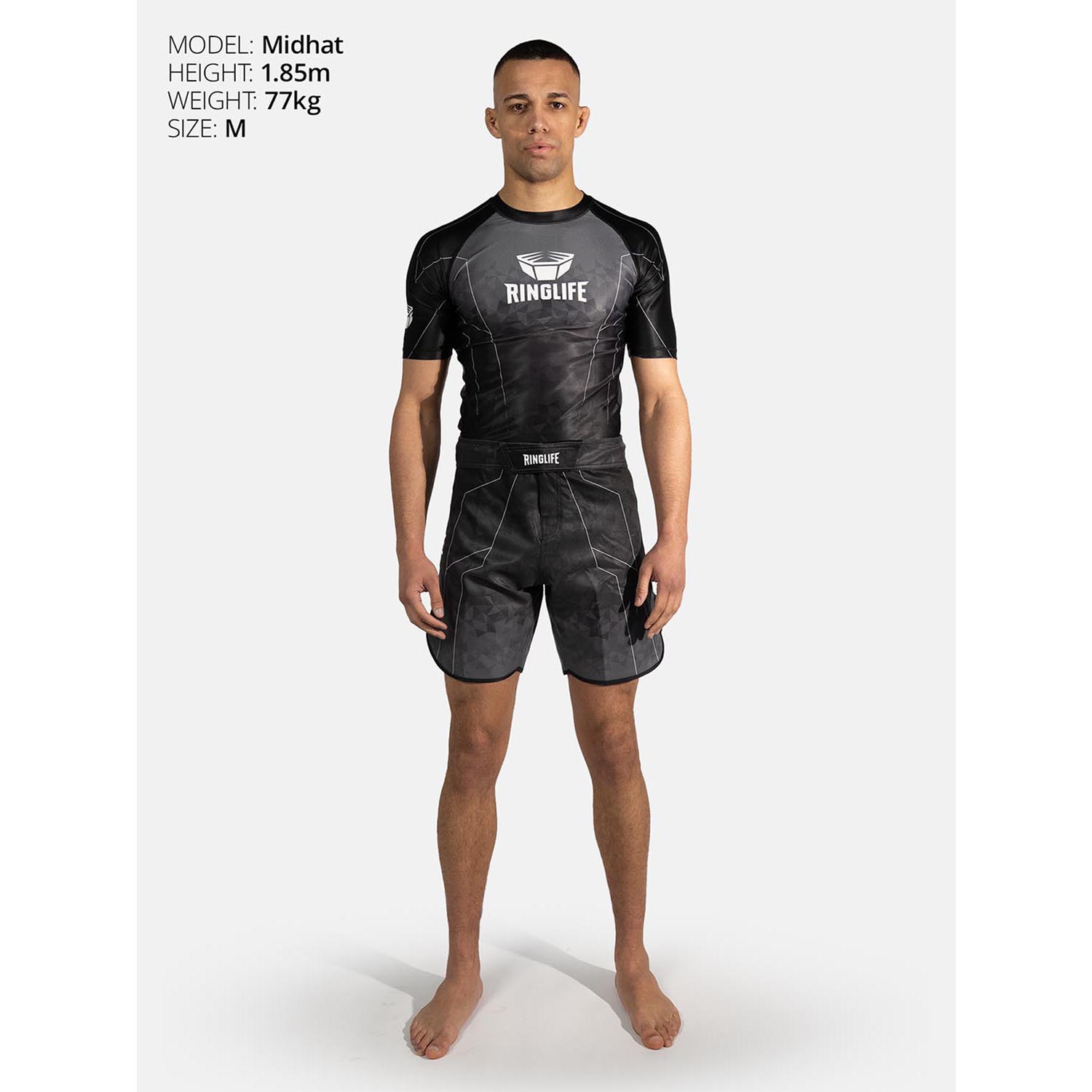 RINGLIFE Rashguard S/S - Transition black-grey M