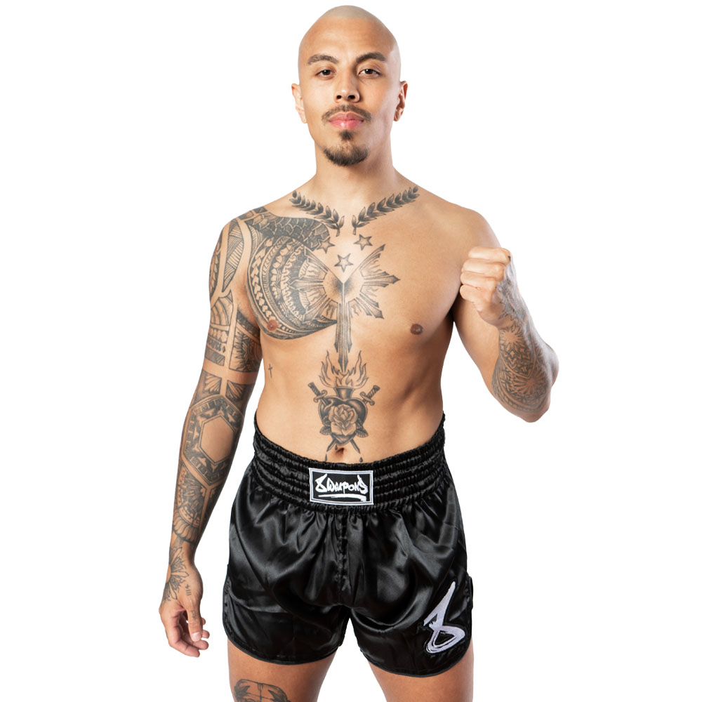 8 WEAPONS Strike Shorts, black-white, S