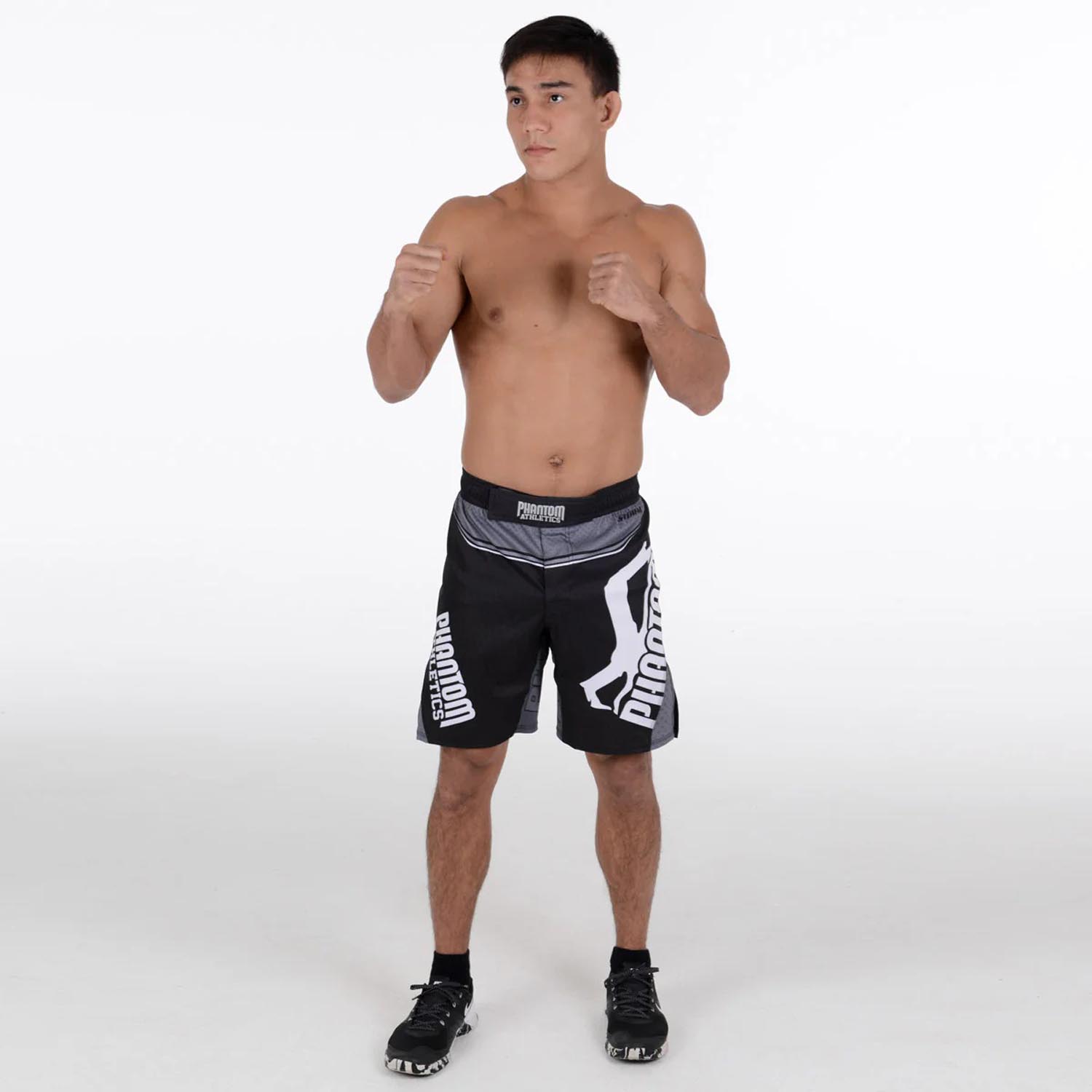 Phantom Athletics, MMA Fight Shorts, Storm Nitro, black-grey, XXL
