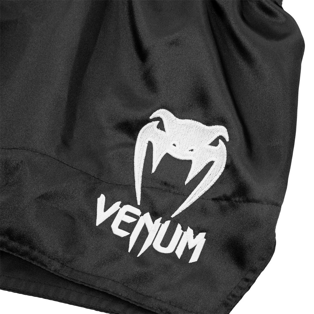 VENUM Muay Thai Shorts, Classic, schwarz-weiß, S