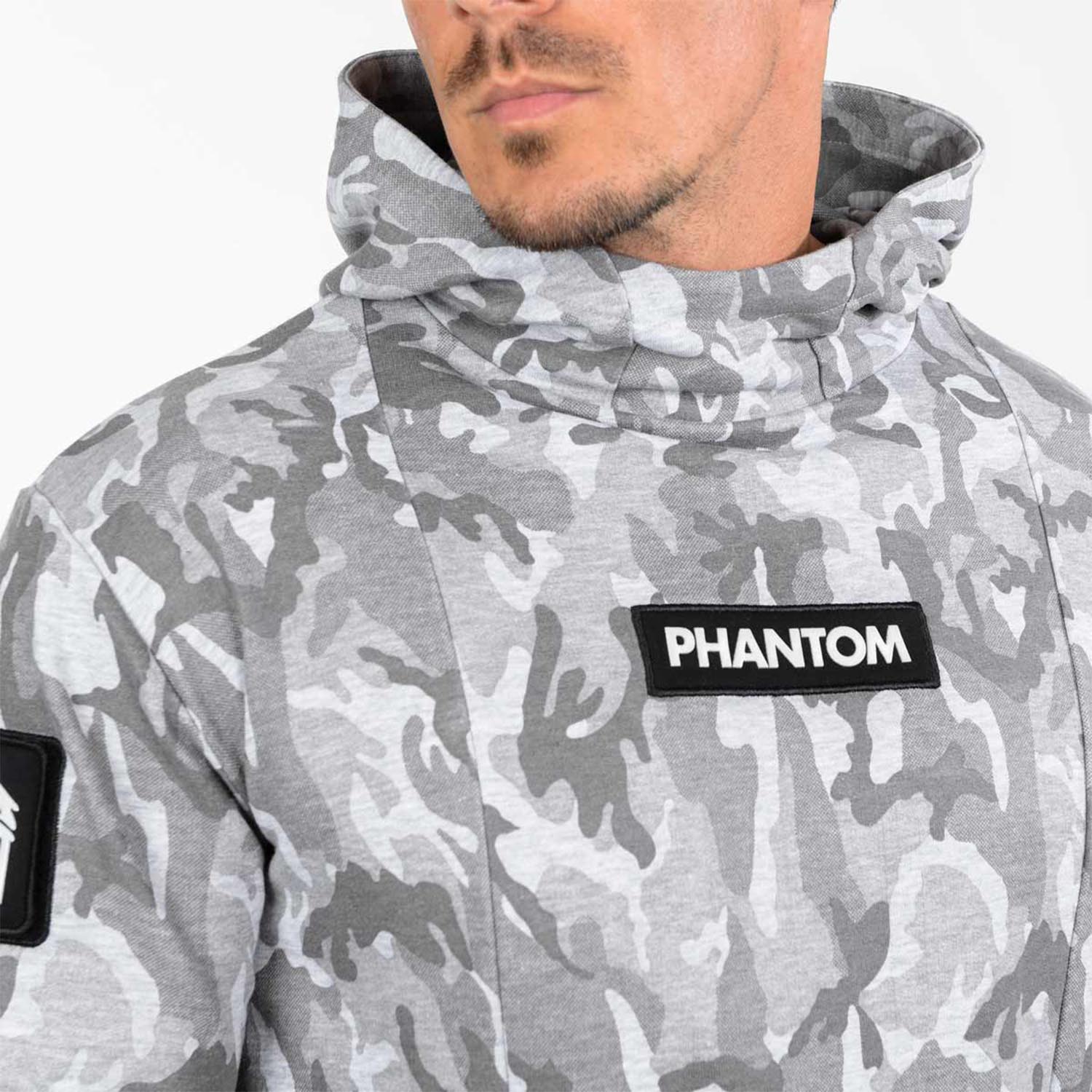 Phantom Athletics Hoody, Radar, camo-grau, S
