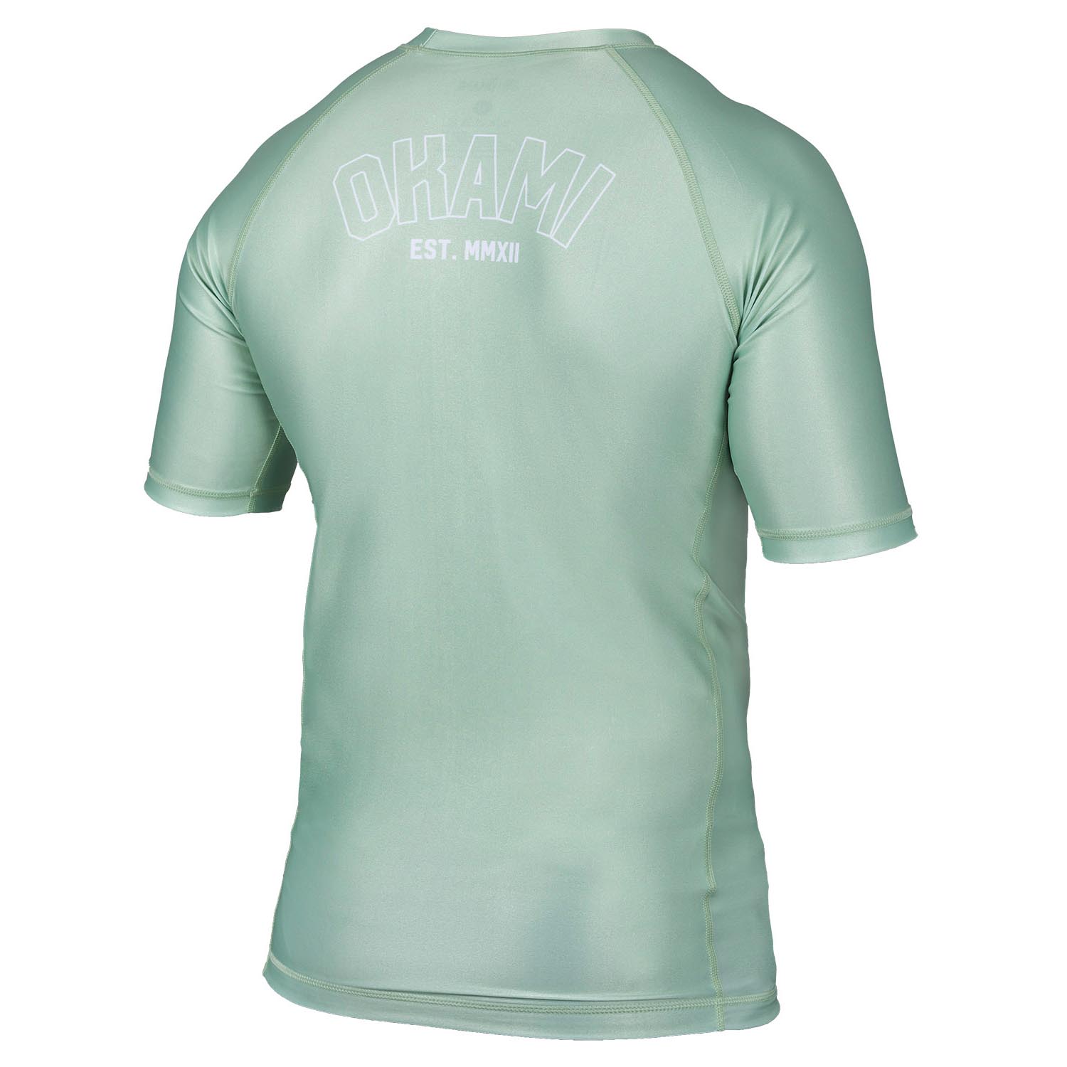 OKAMI Rashguard, S/S, Logo, mint, XXL