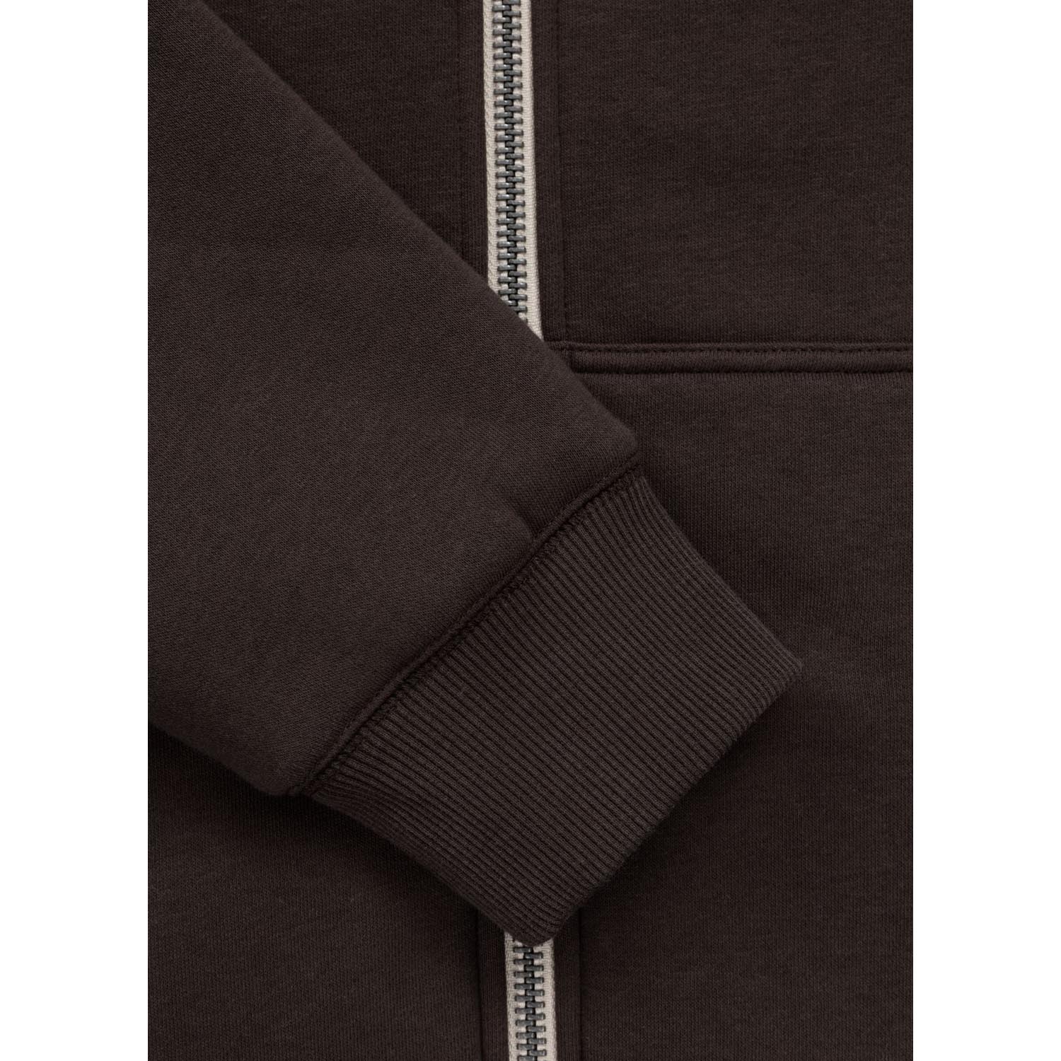 Pit Bull West Coast Zip Hoody, Ruffin Detroit, brown, L