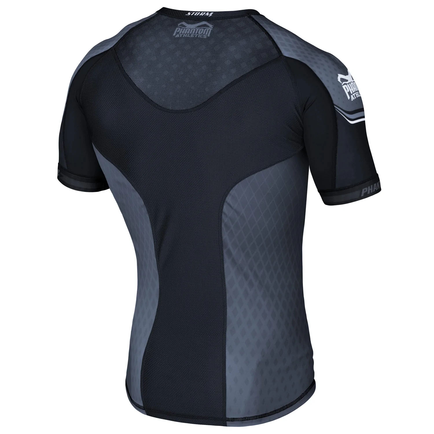 Phantom Athletics Rashguard, S/S, Storm Nitro, black-grey, XL