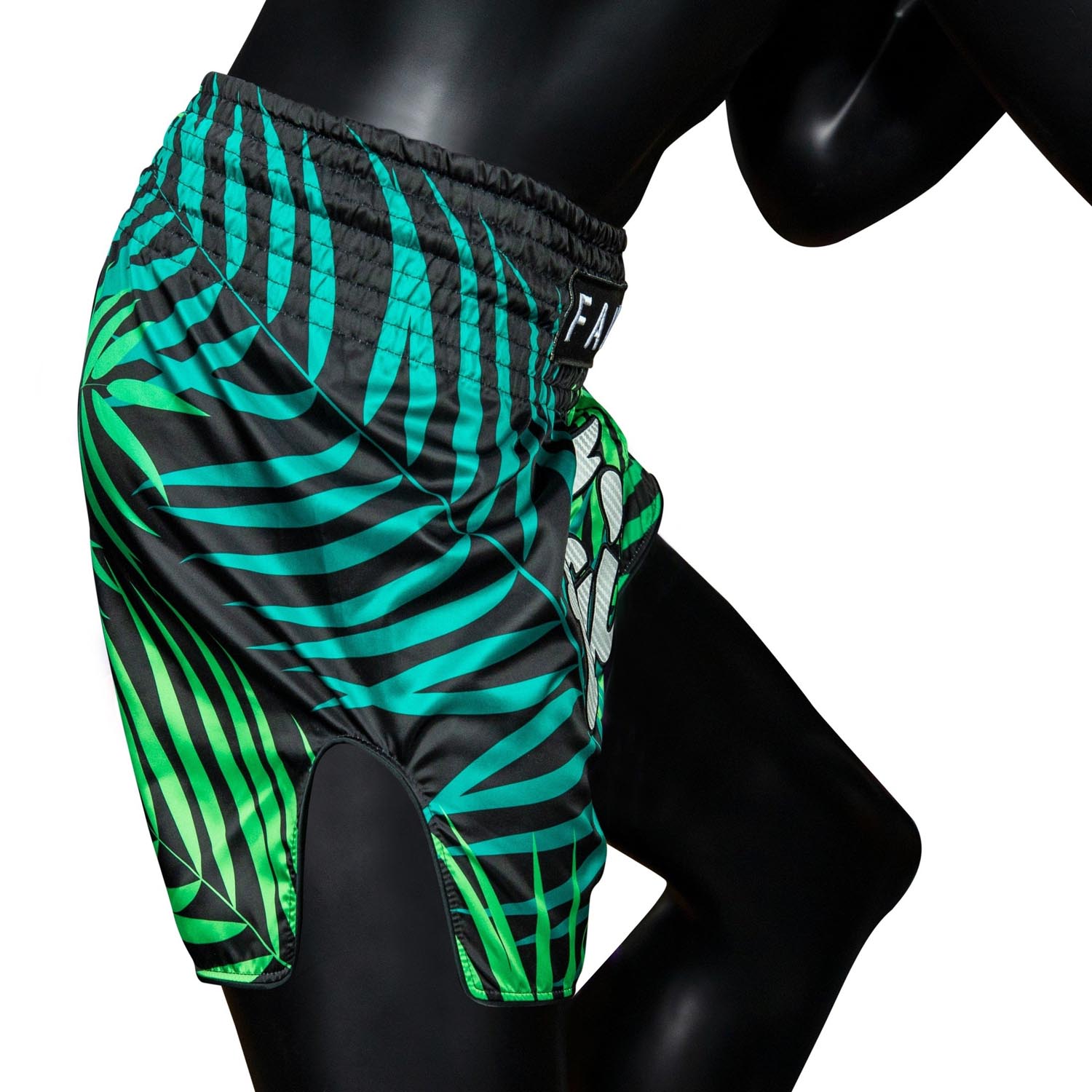 Fairtex Muay Thai Shorts, BS1948, Grunge, white-black