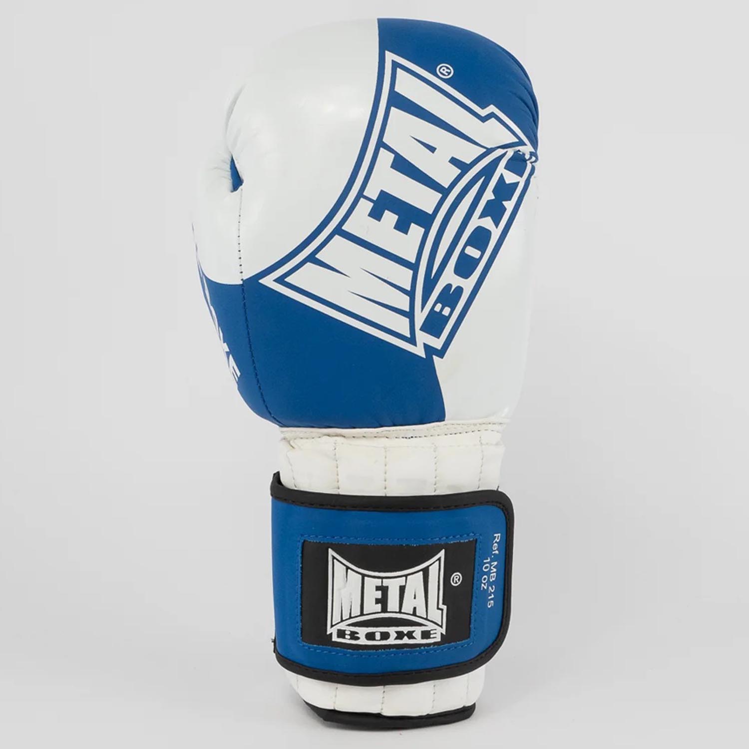 Metal Boxe Boxing Gloves, Savate, blue-white, 16 Oz
