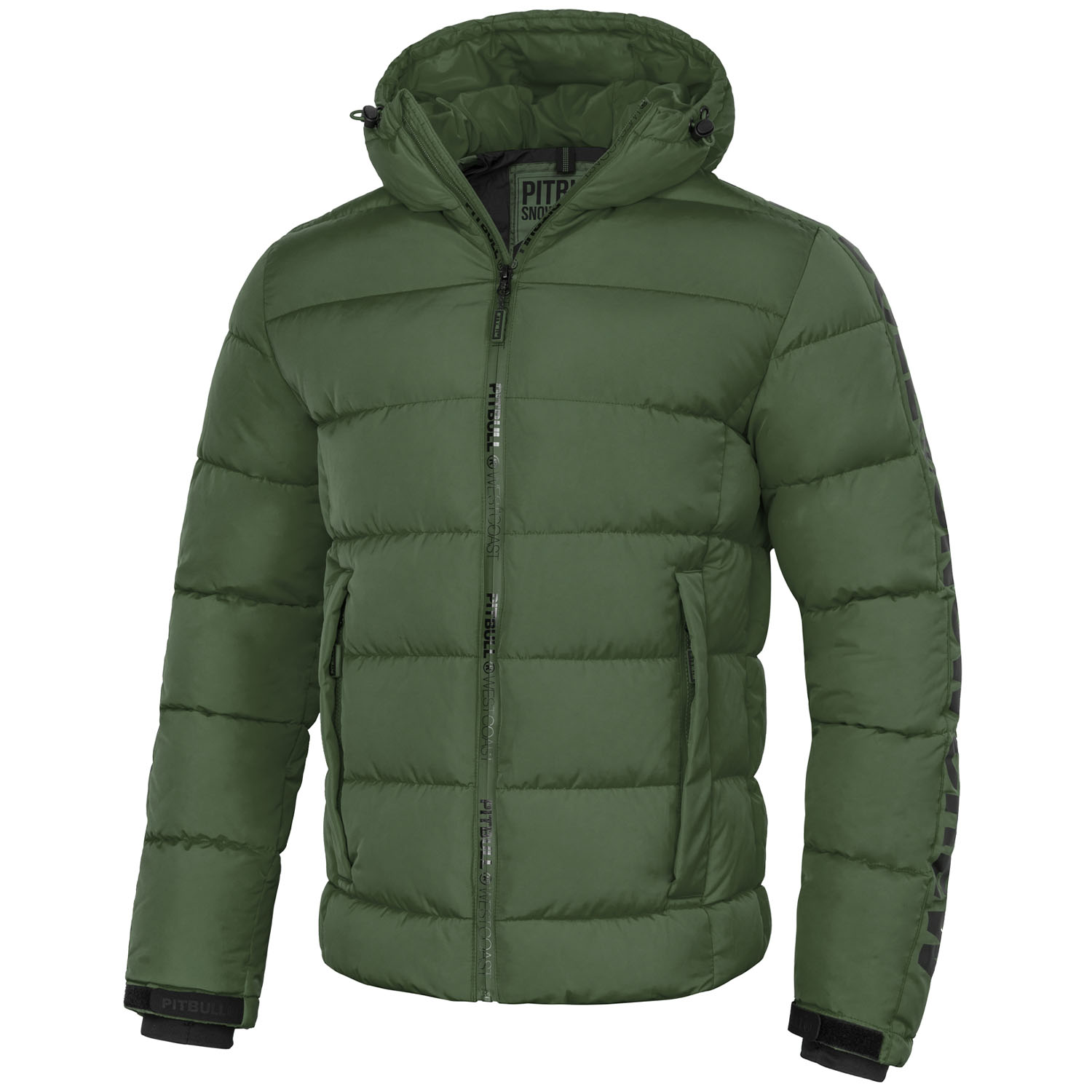 Pit Bull West Coast Jacke, Padded Hooded Airway 4, olive S