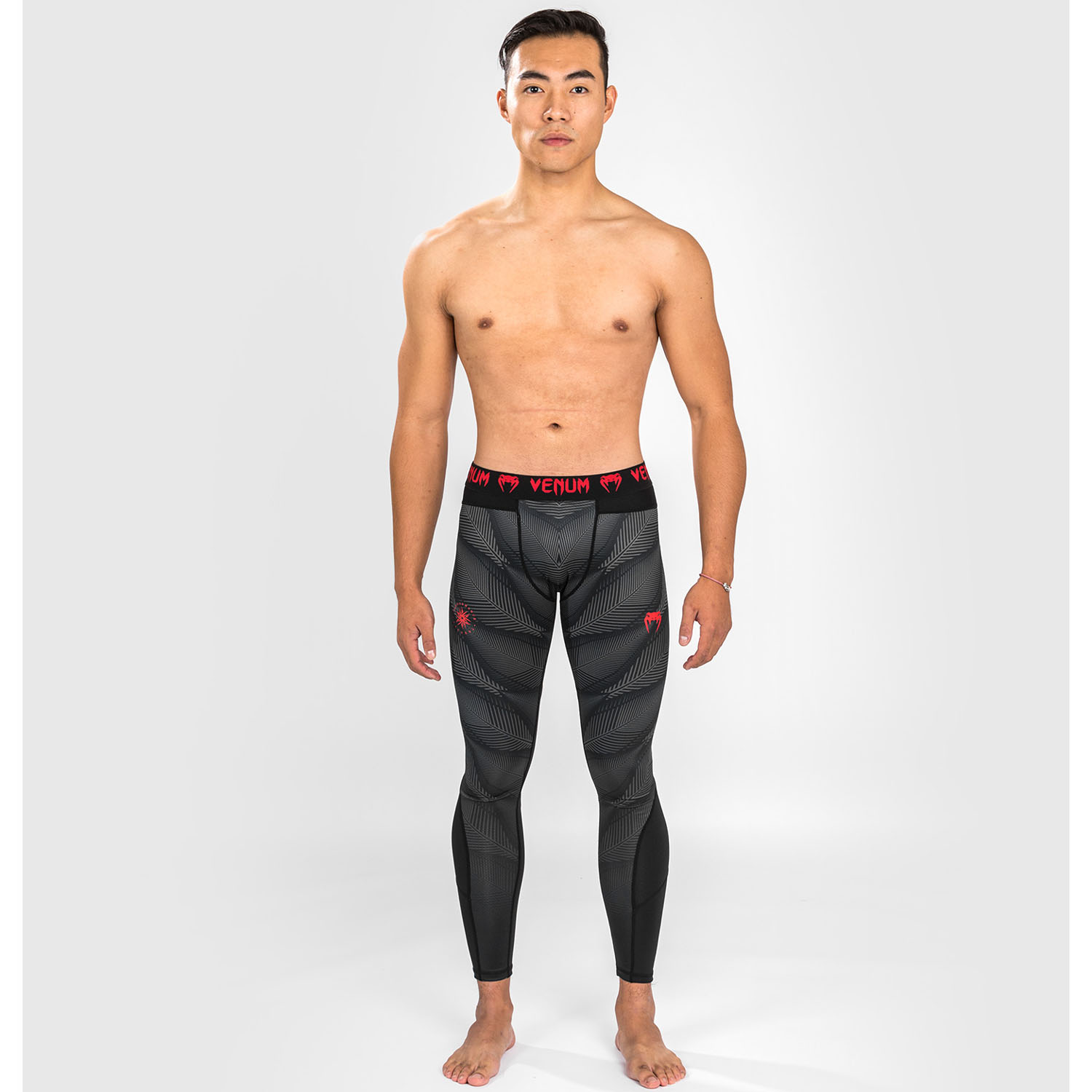 VENUM Compression Pants, Phantom, black-red, S